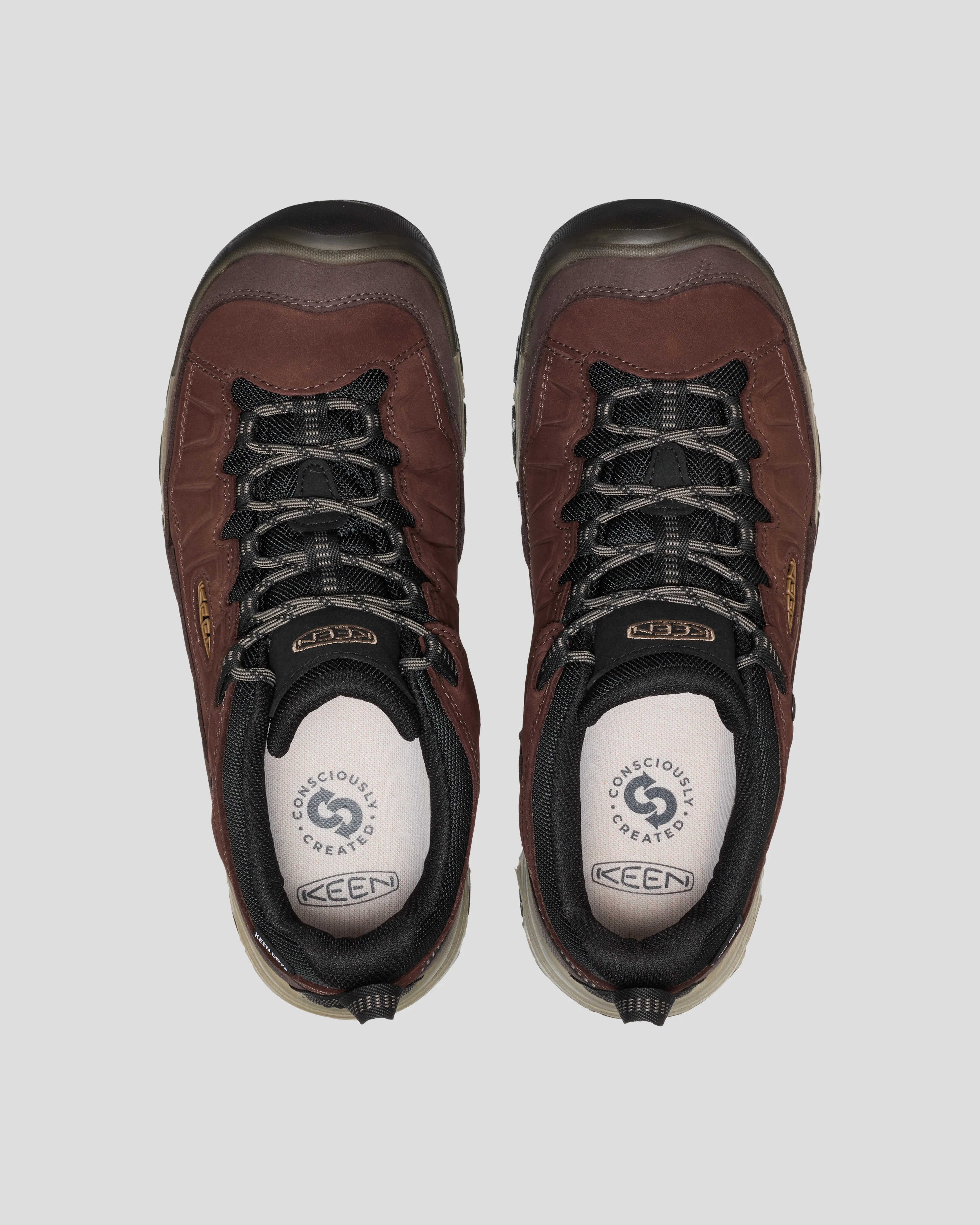Men's Keen Targhee IV Waterproof Boots - Java/Bison - Image 5