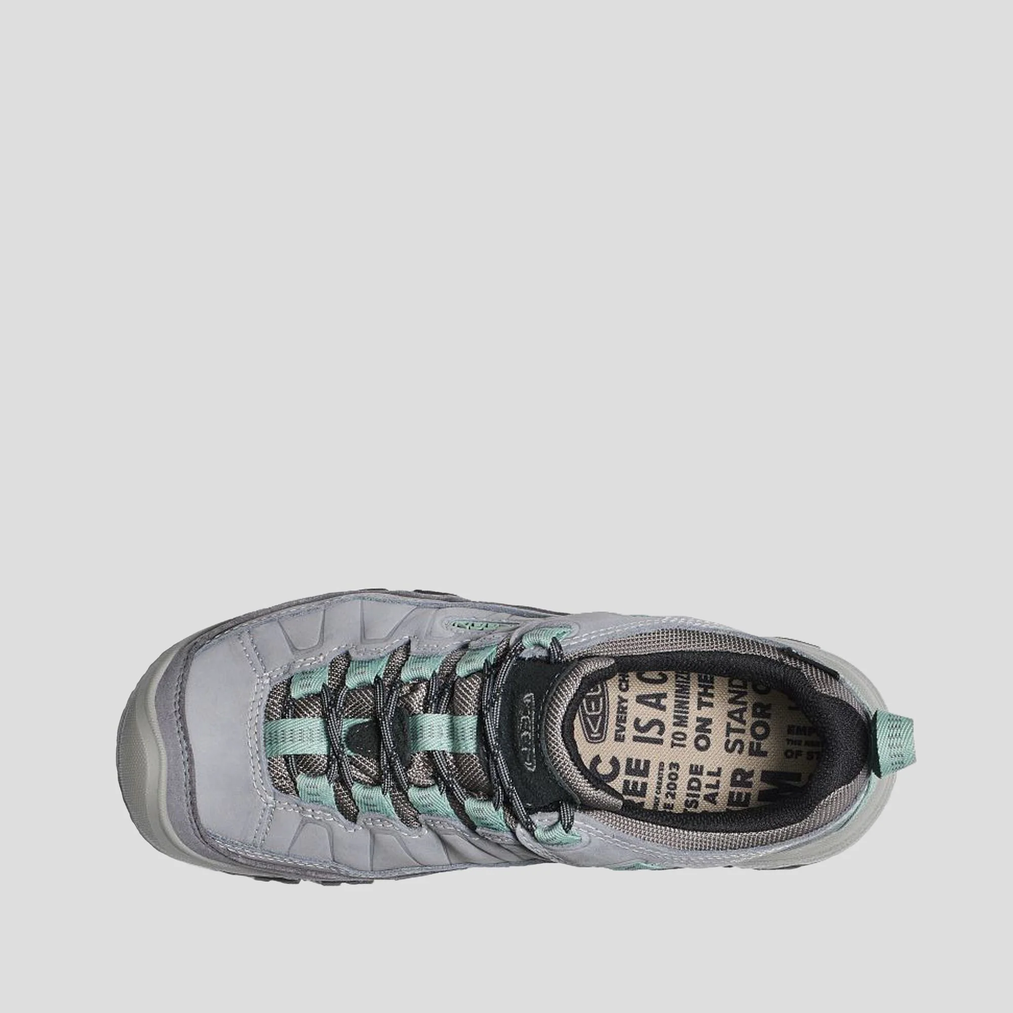 Women's Keen Targhee IV Waterproof Hiking Shoe- Alloy/Granite Green - Image 3