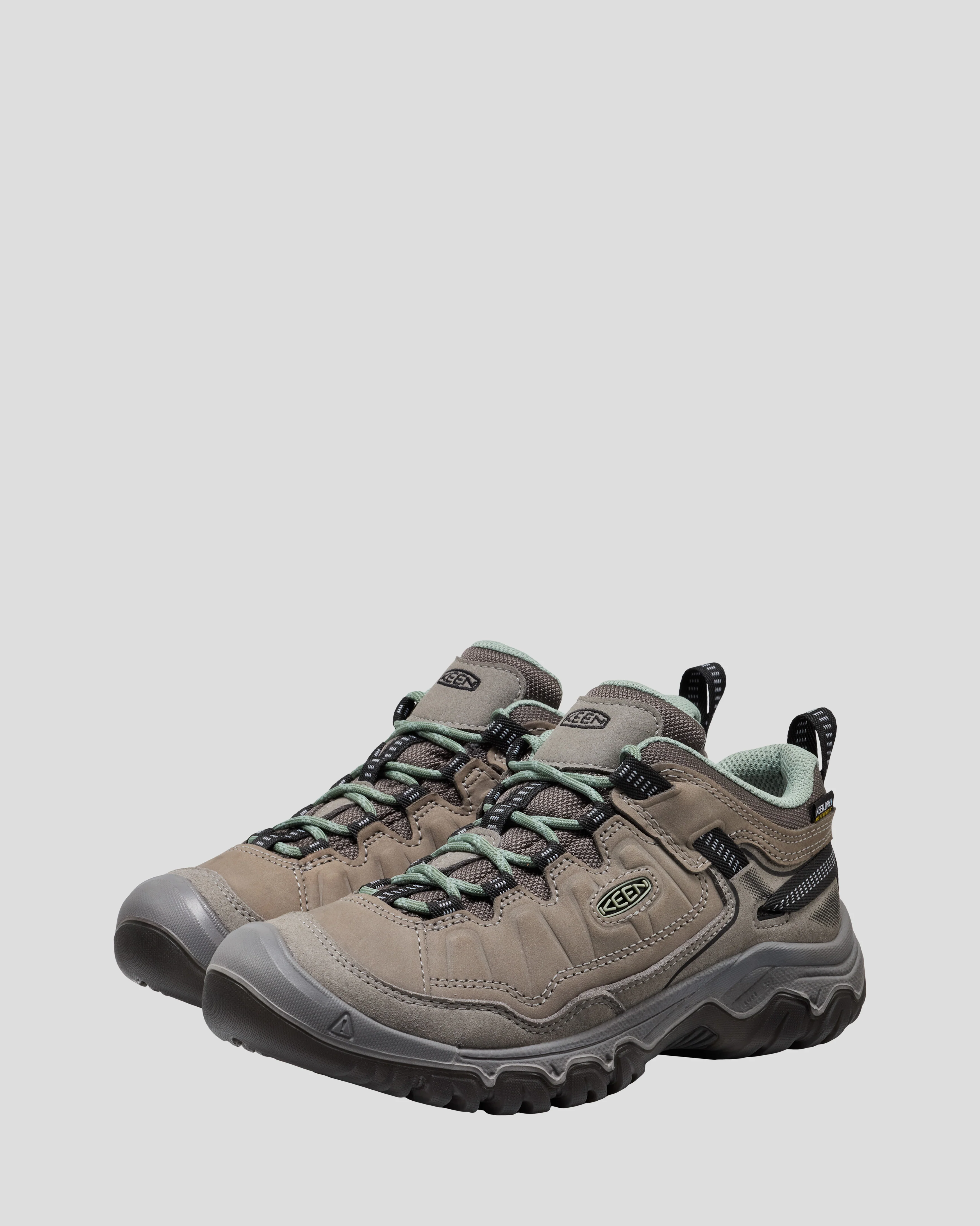 Women's Keen Targhee IV Waterproof Boots - Steel Grey/Lily Pad - Image 4