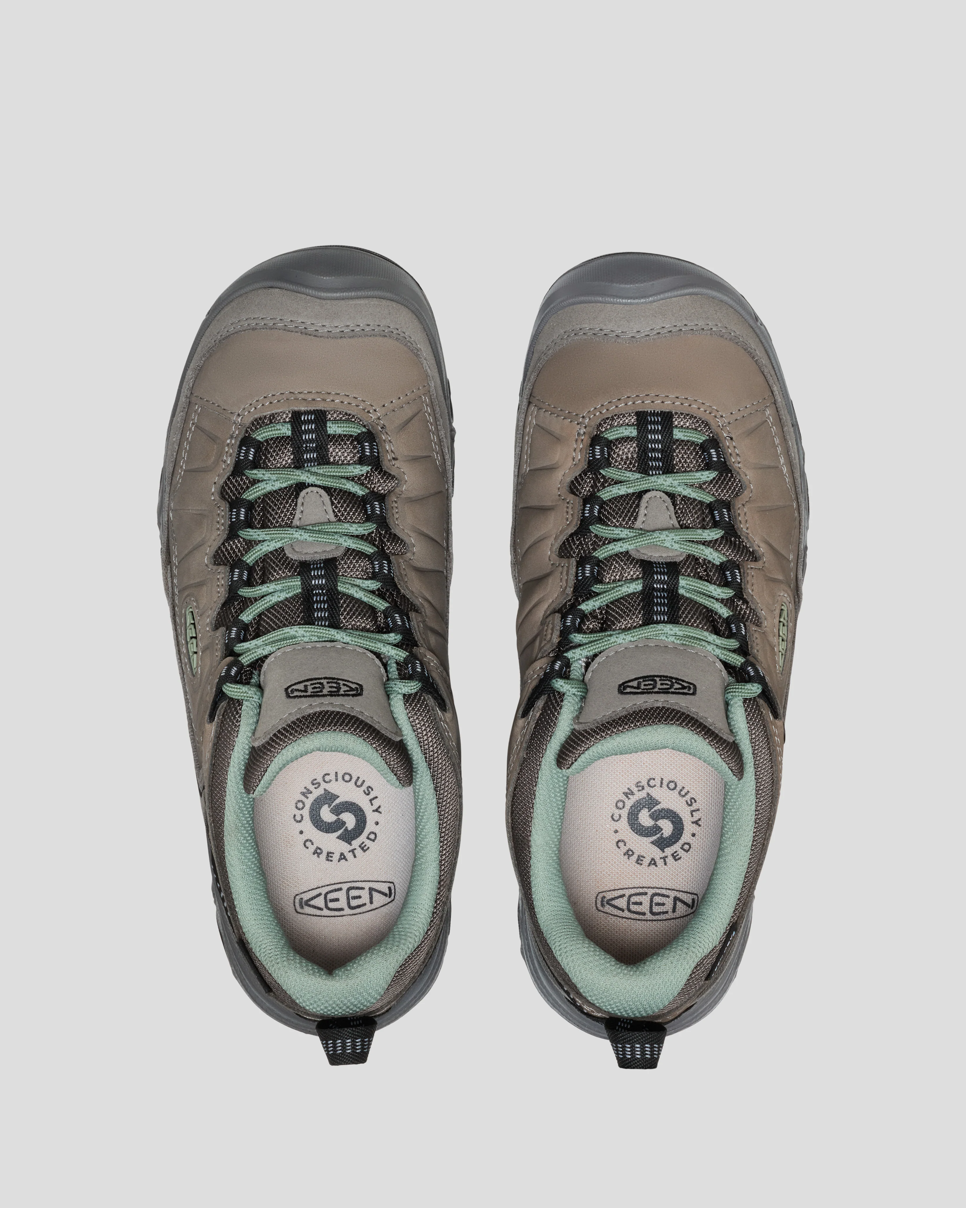 Women's Keen Targhee IV Waterproof Boots - Steel Grey/Lily Pad - Image 5