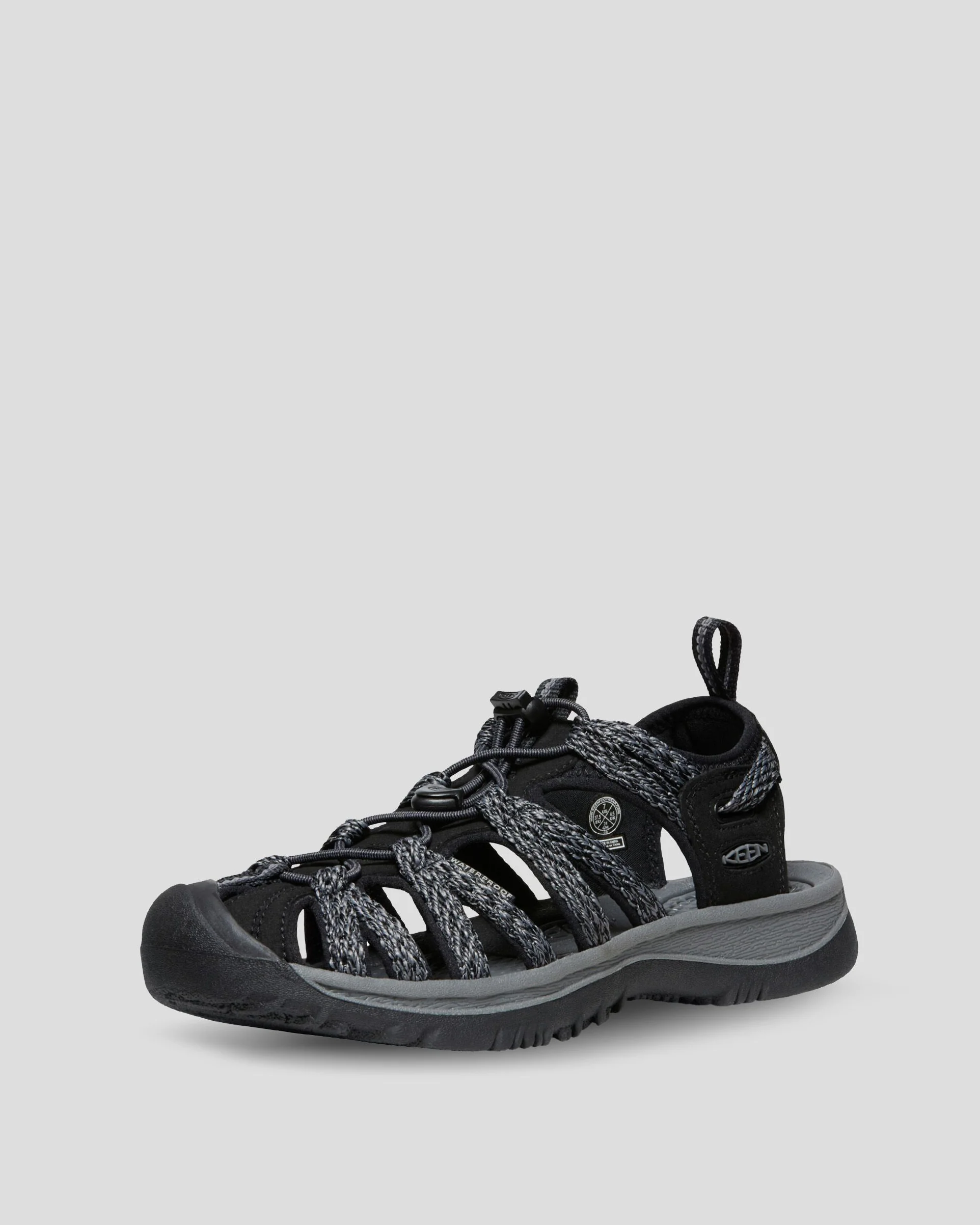 Women's Keen Whisper Sandals - Black/Steel Grey - Image 2
