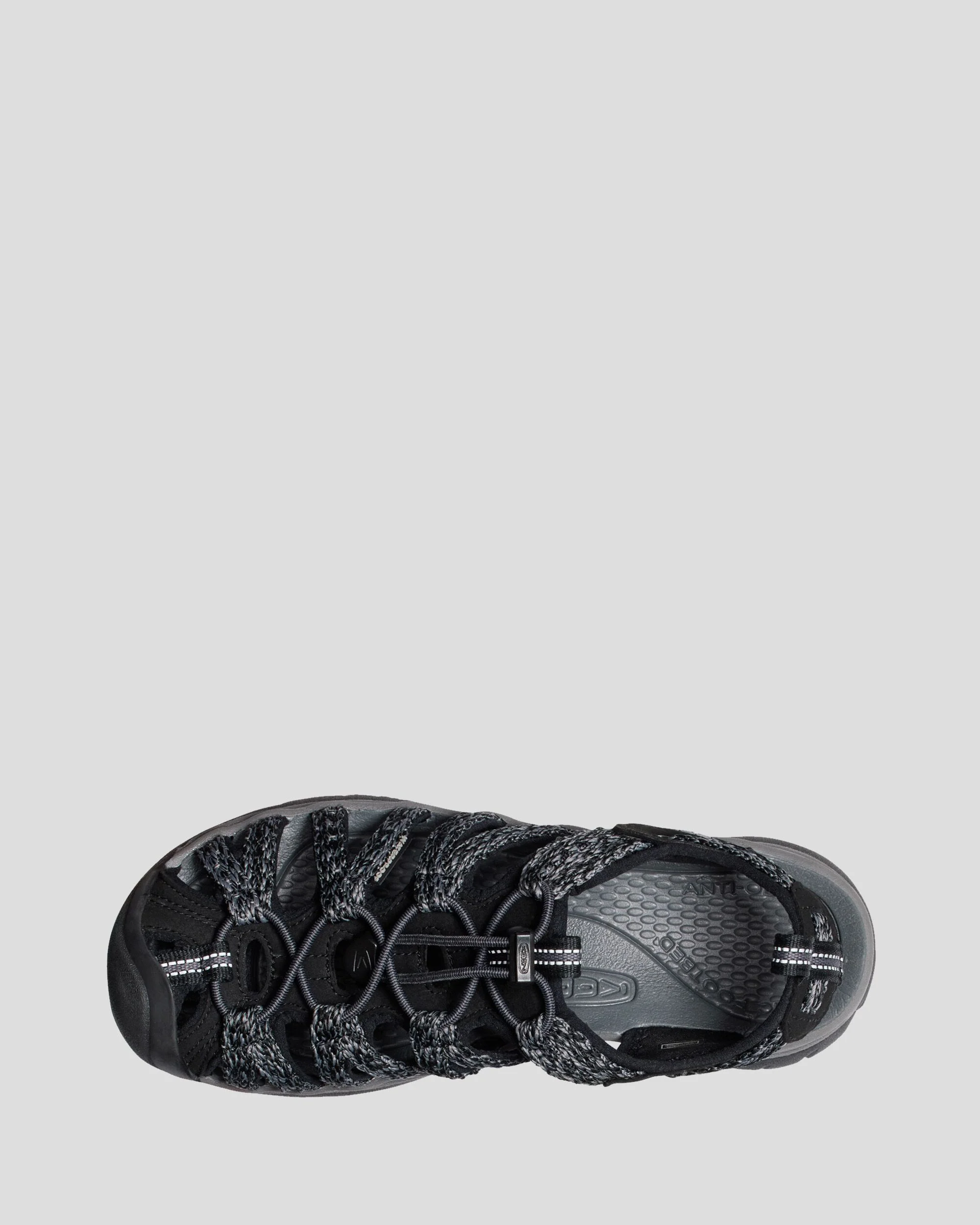Women's Keen Whisper Sandals - Black/Steel Grey - Image 3