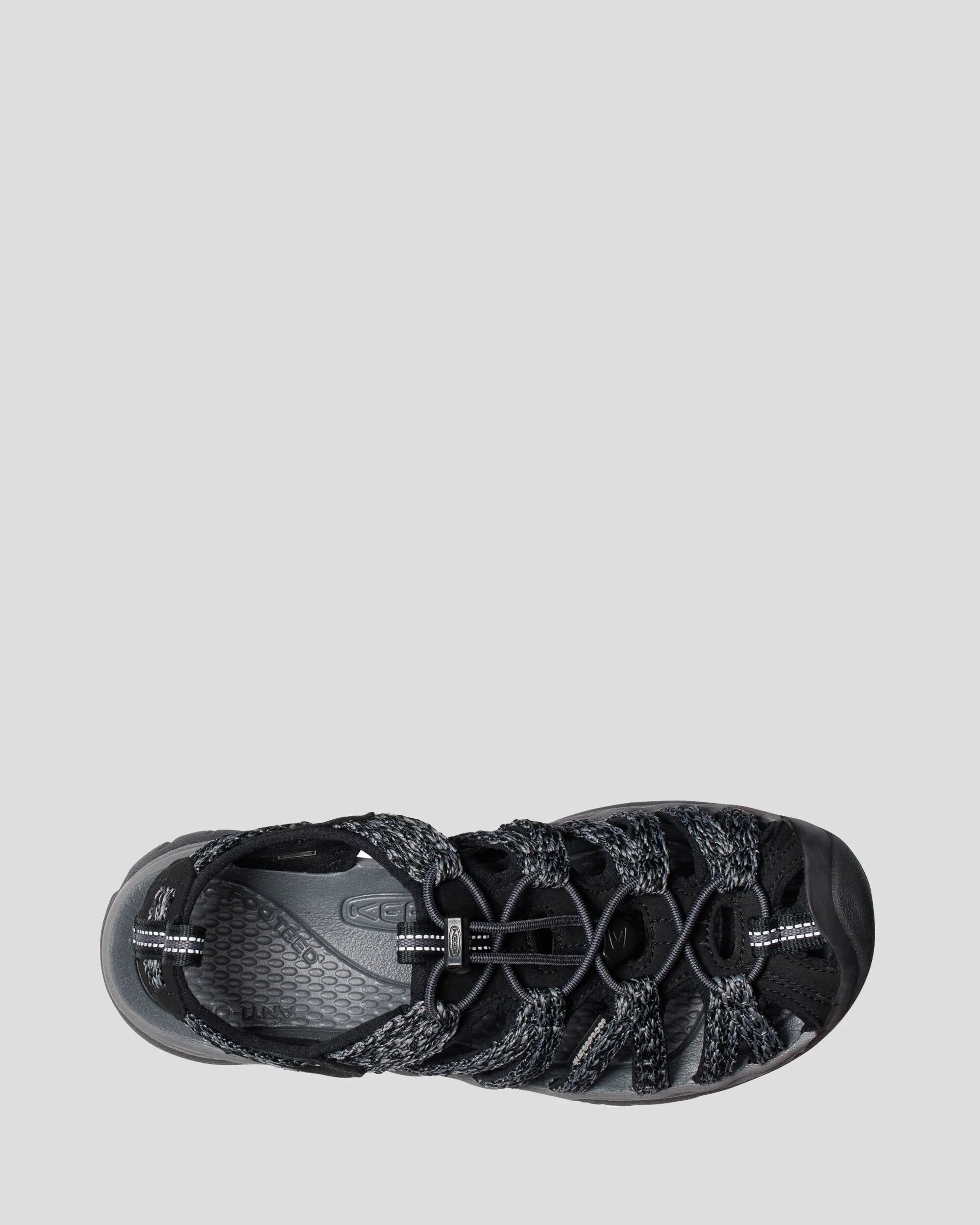 Women's Keen Whisper Sandals - Black/Steel Grey - Image 4