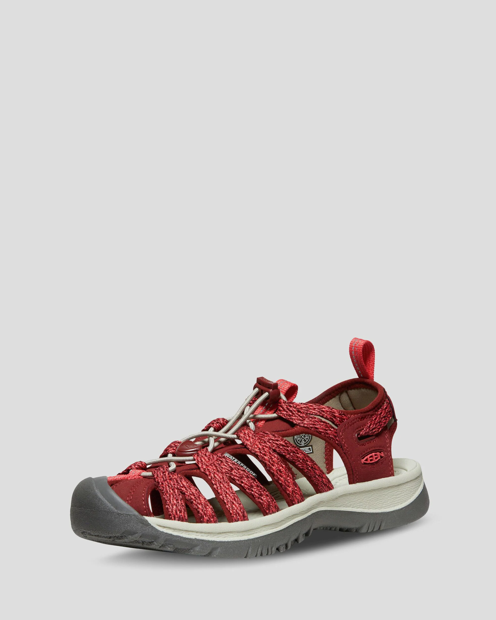 Women's Keen Whisper Sandals - Cayenne/Fired Brick - Image 2