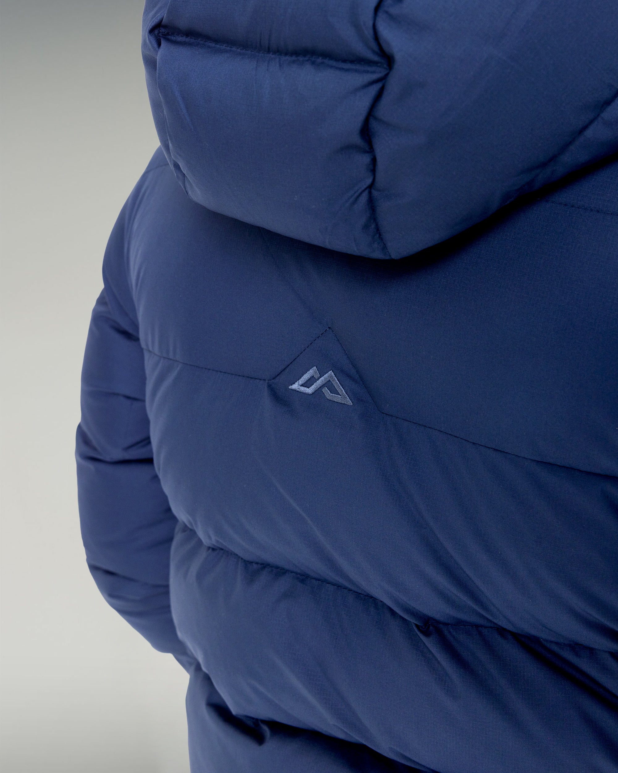 Kids' Epiq Down Hooded Jacket - Classic Navy - Image 6