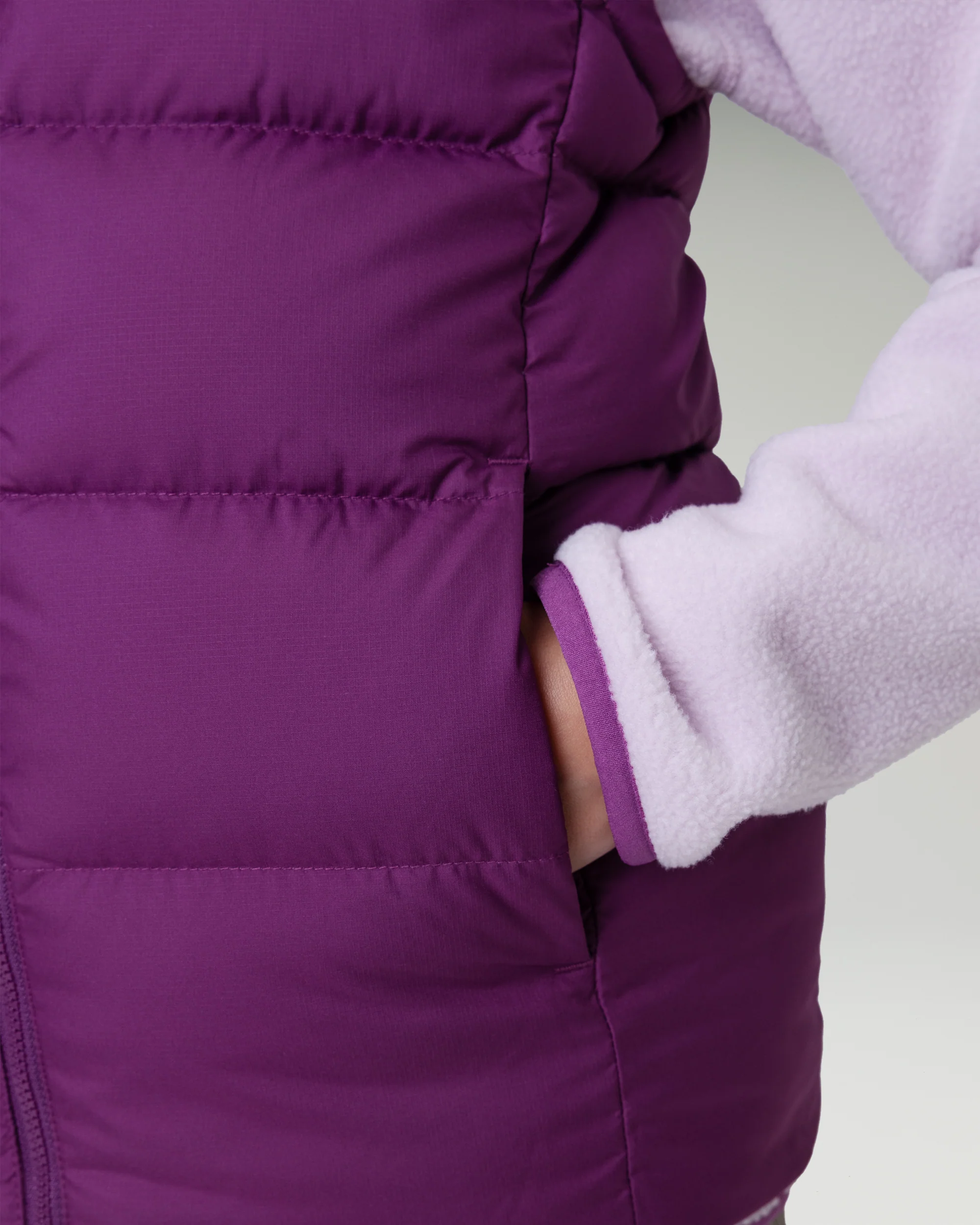 Kids' Epiq Down Vest - Berry - Image 3