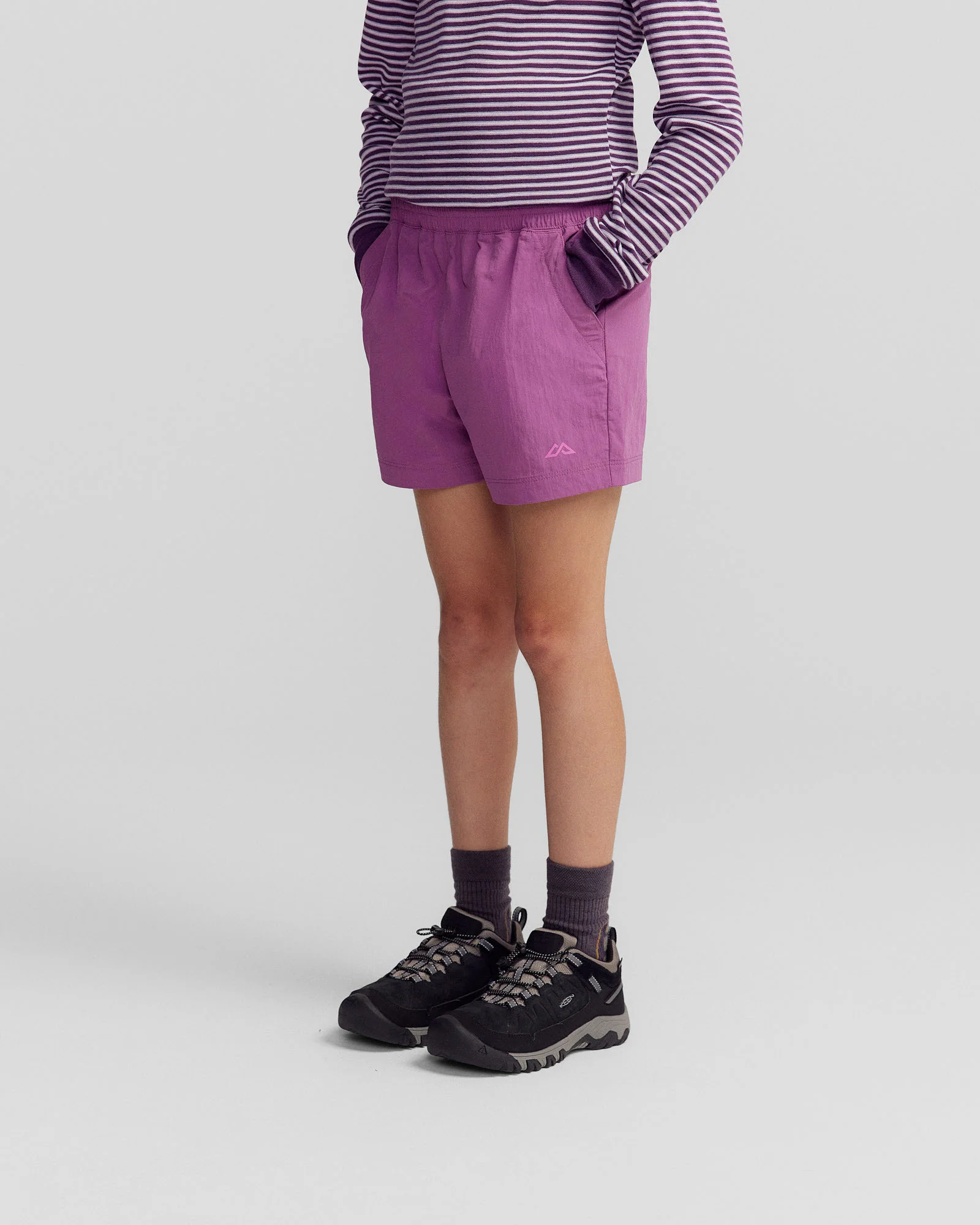Kids’ EVRY-Day Shorts  -  Washed Berry - Image 3