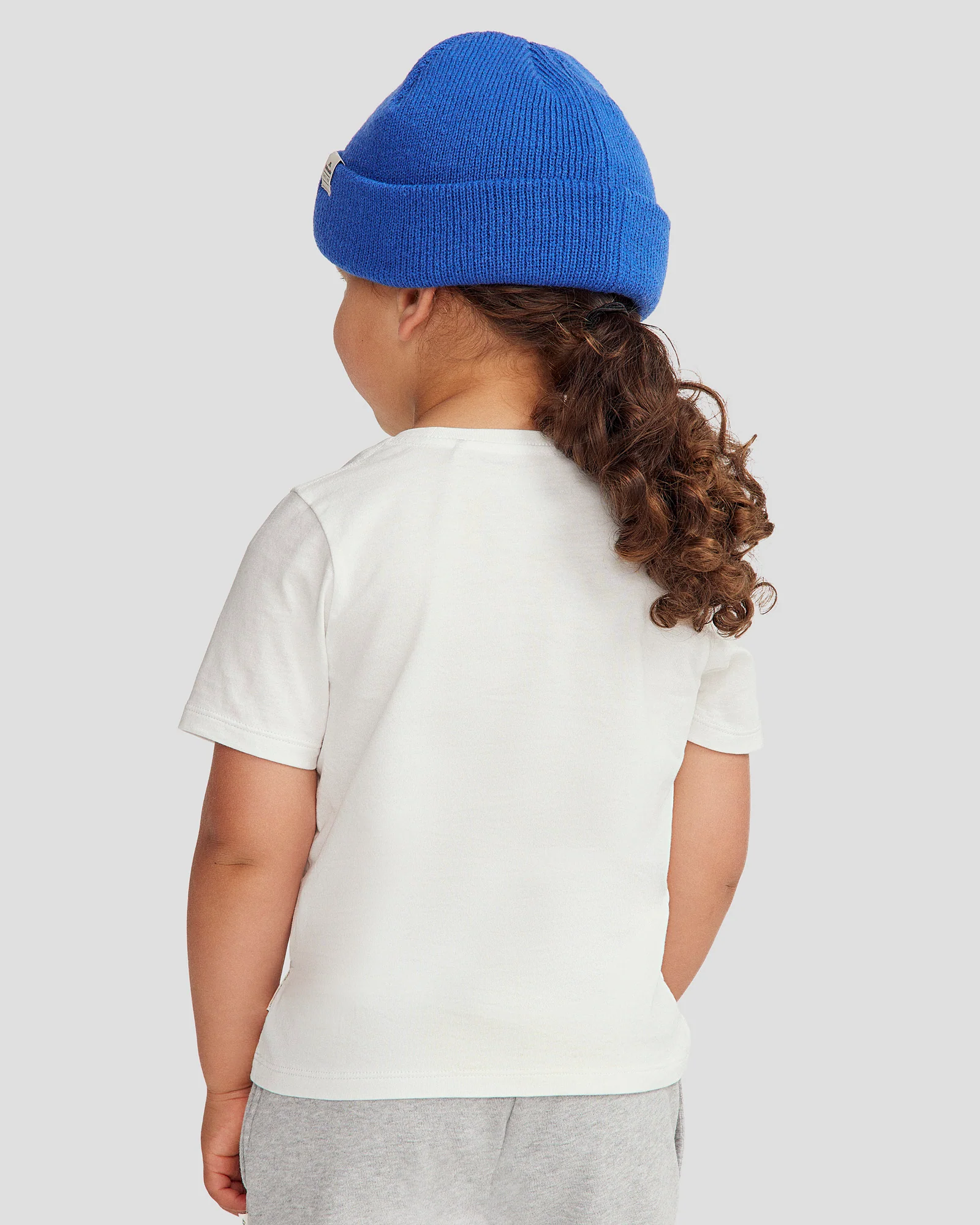 Kids' Happy Organic Cotton T-shirt - White - Image 3