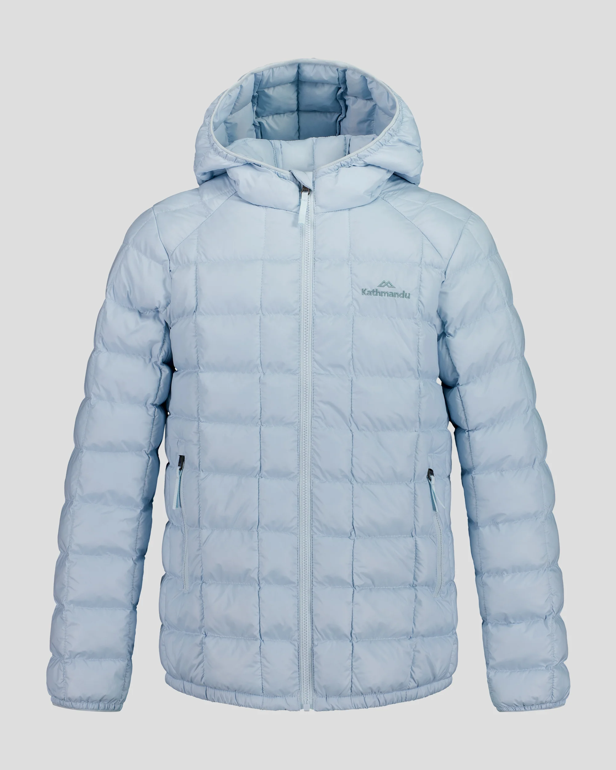 Kids' Heli Insulated Hooded Jacket - Bluebird - Image 3