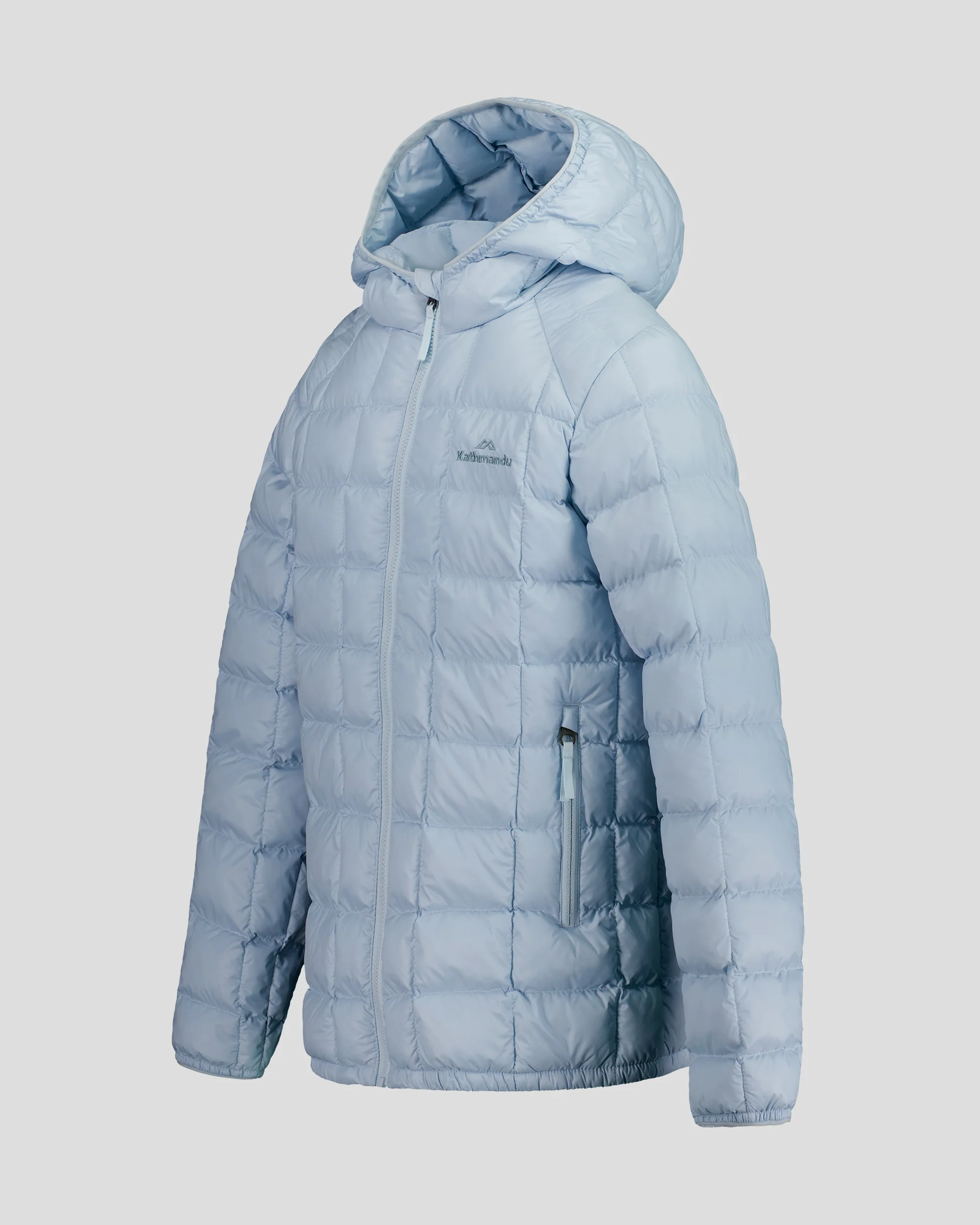 Kids' Heli Insulated Hooded Jacket - Bluebird - Image 4