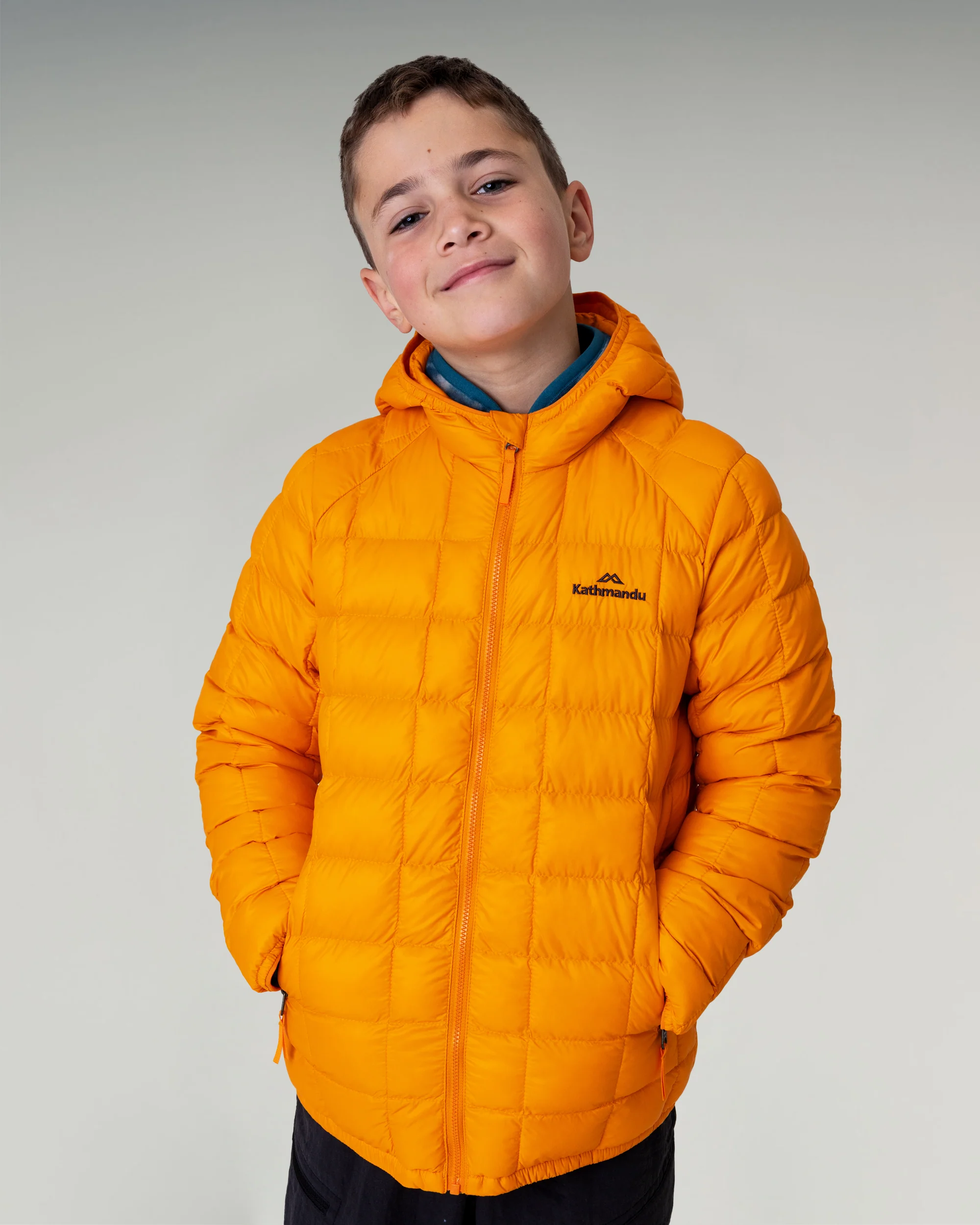 Kids' Heli Insulated Hooded Jacket - Magma - Image 2