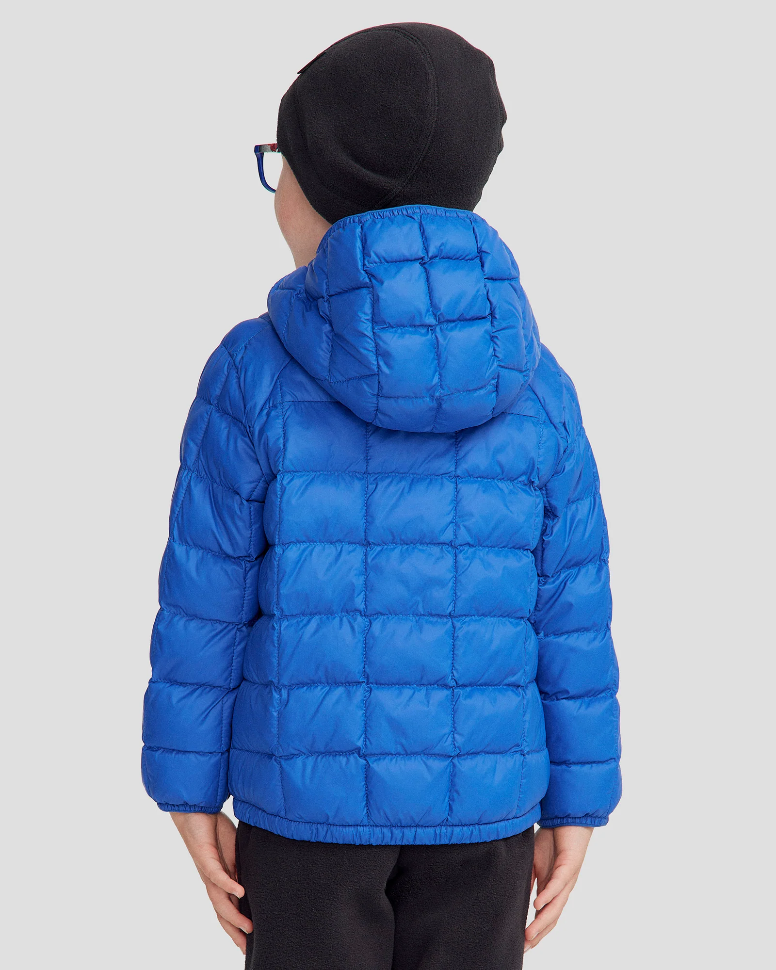 Kids' Heli Insulated Hooded Jacket - Peak Blue - Image 4