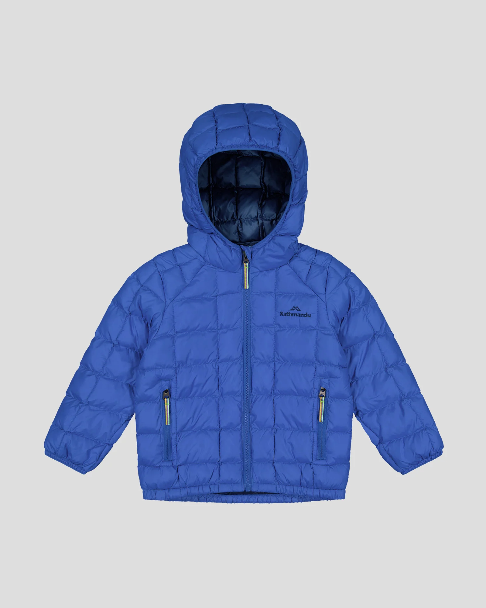 Kids' Heli Insulated Hooded Jacket - Peak Blue - Image 5