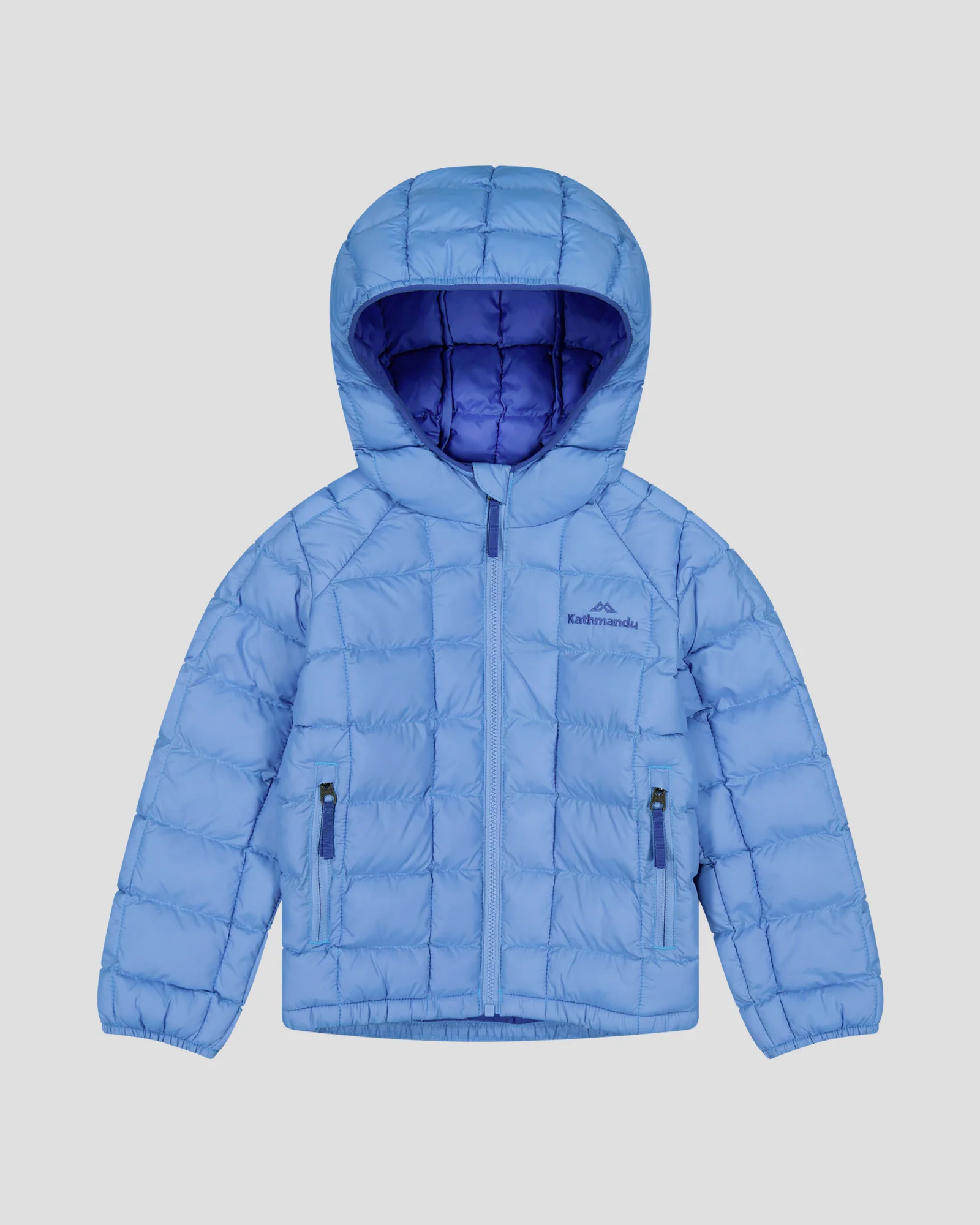 Kids Heli Insulated Hooded Jacket - Peri - Image 6