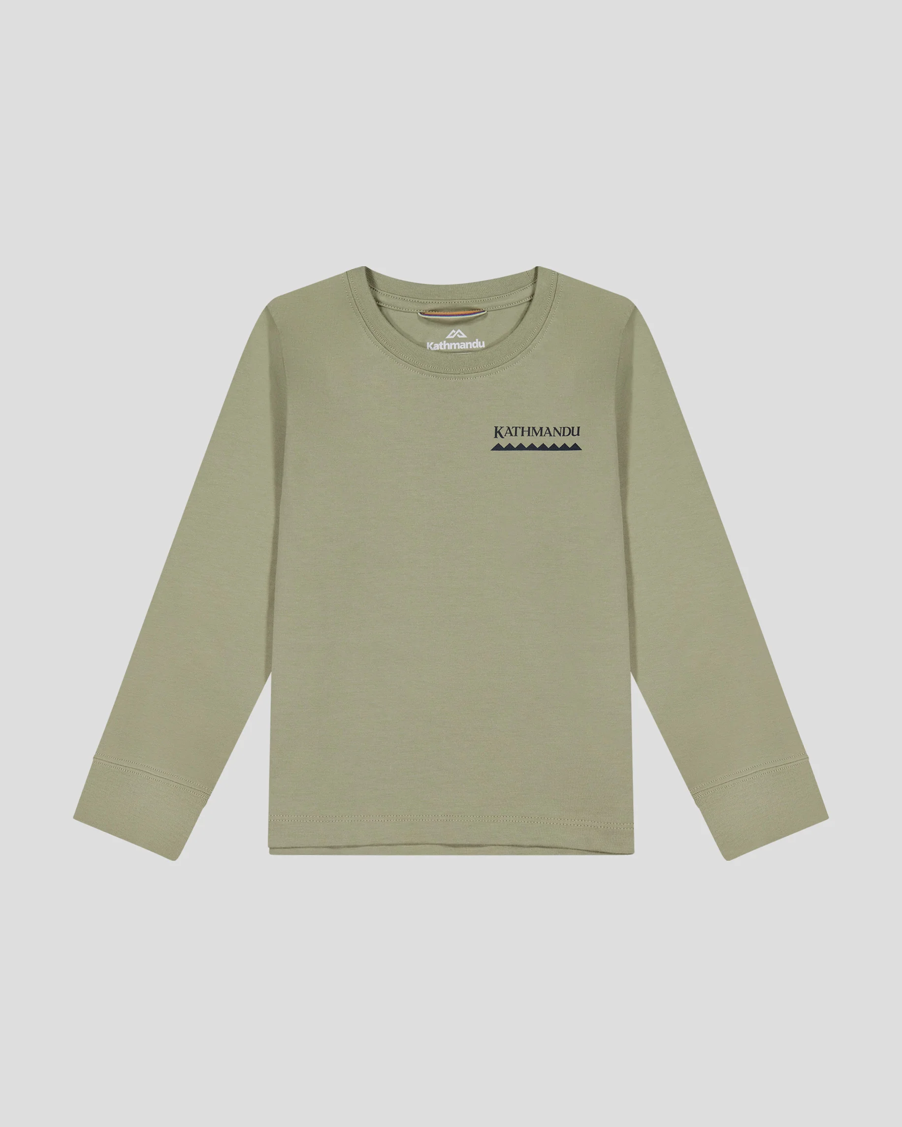 Kids' Heritage Organic Cotton Long Sleeve T-shirt - Light Beech - Image 5
