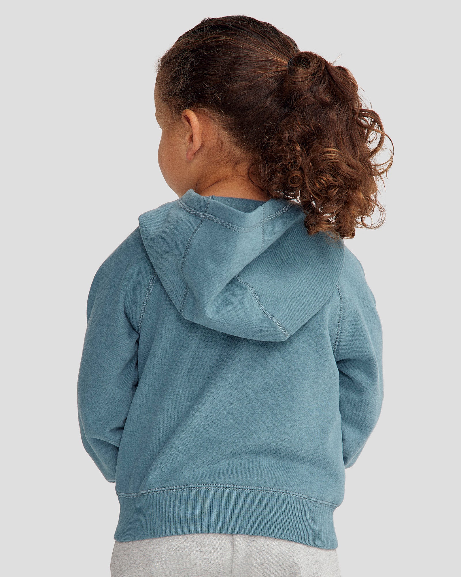 Kids' Lizard Hoodie - Washed Blue - Image 4