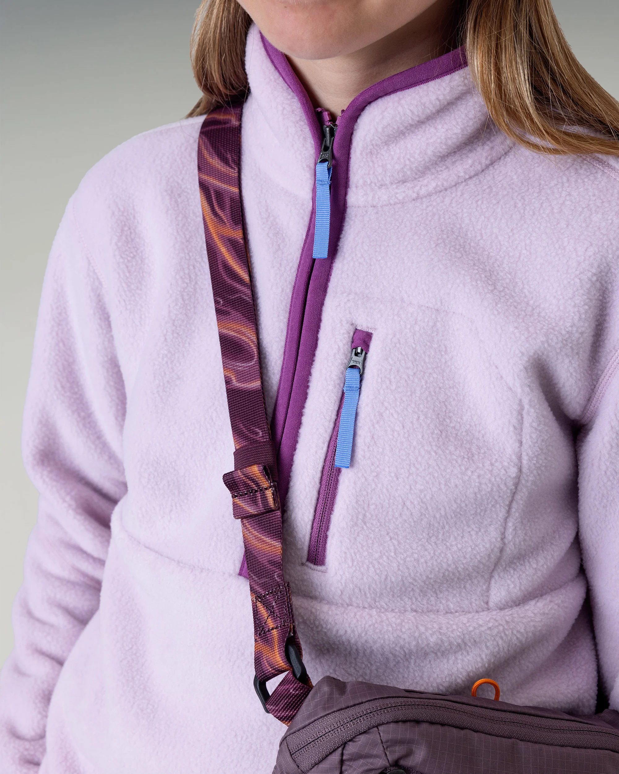 Kids Trailhead Fleece 1/4 Zip Pullover - Stardust - Image 2