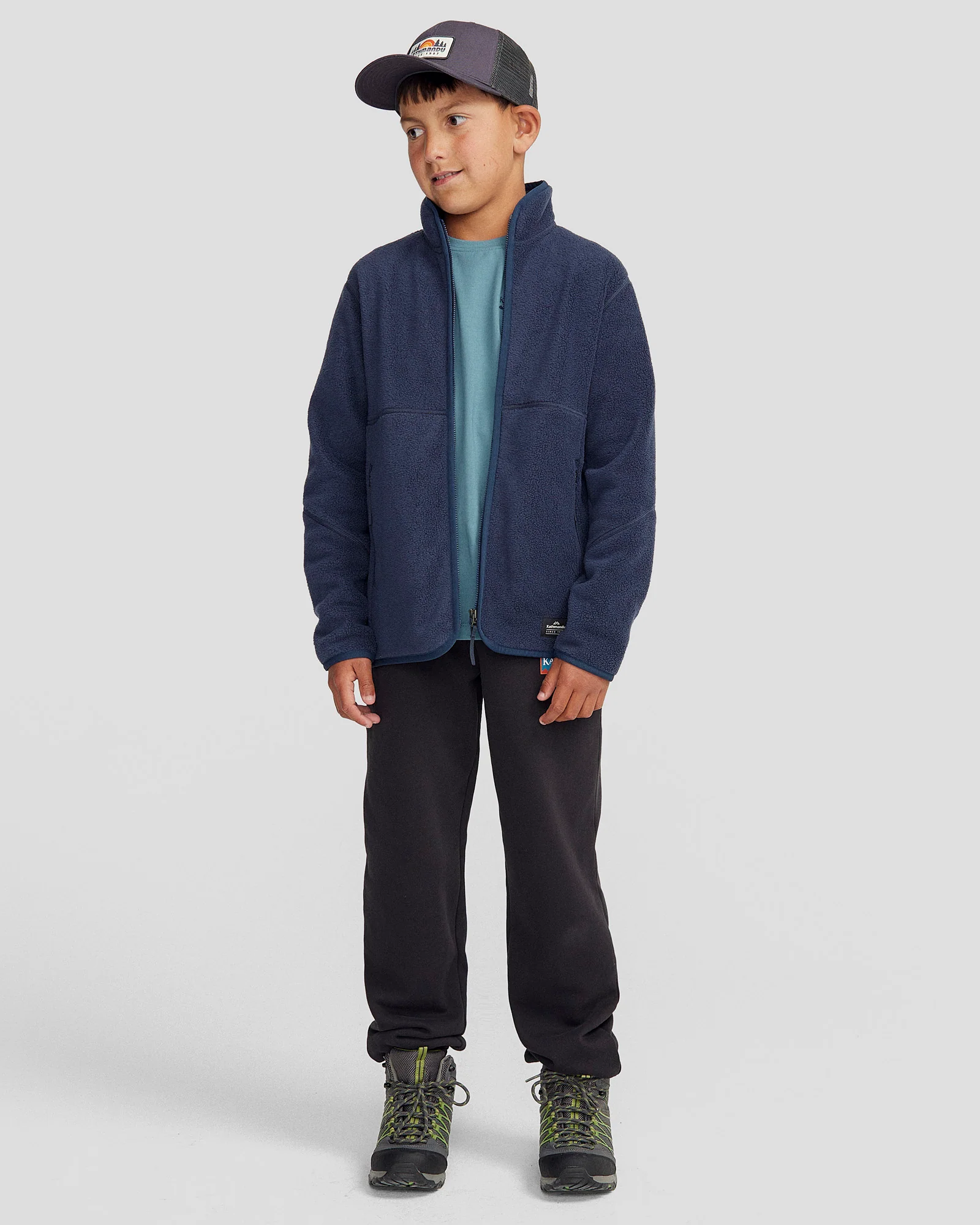 Kids Trailhead Fleece Jacket - Pure Navy - Image 3