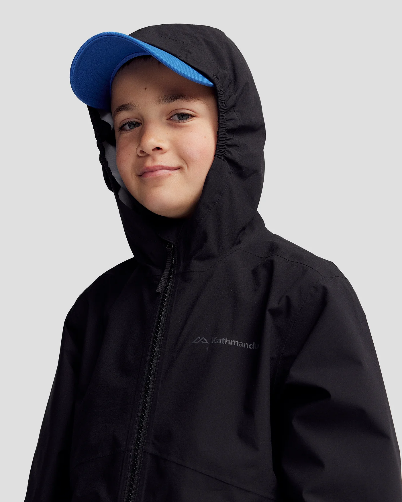 Kids’ Trailhead Stretch 2.5L Rain Jacket - Black - Image 5