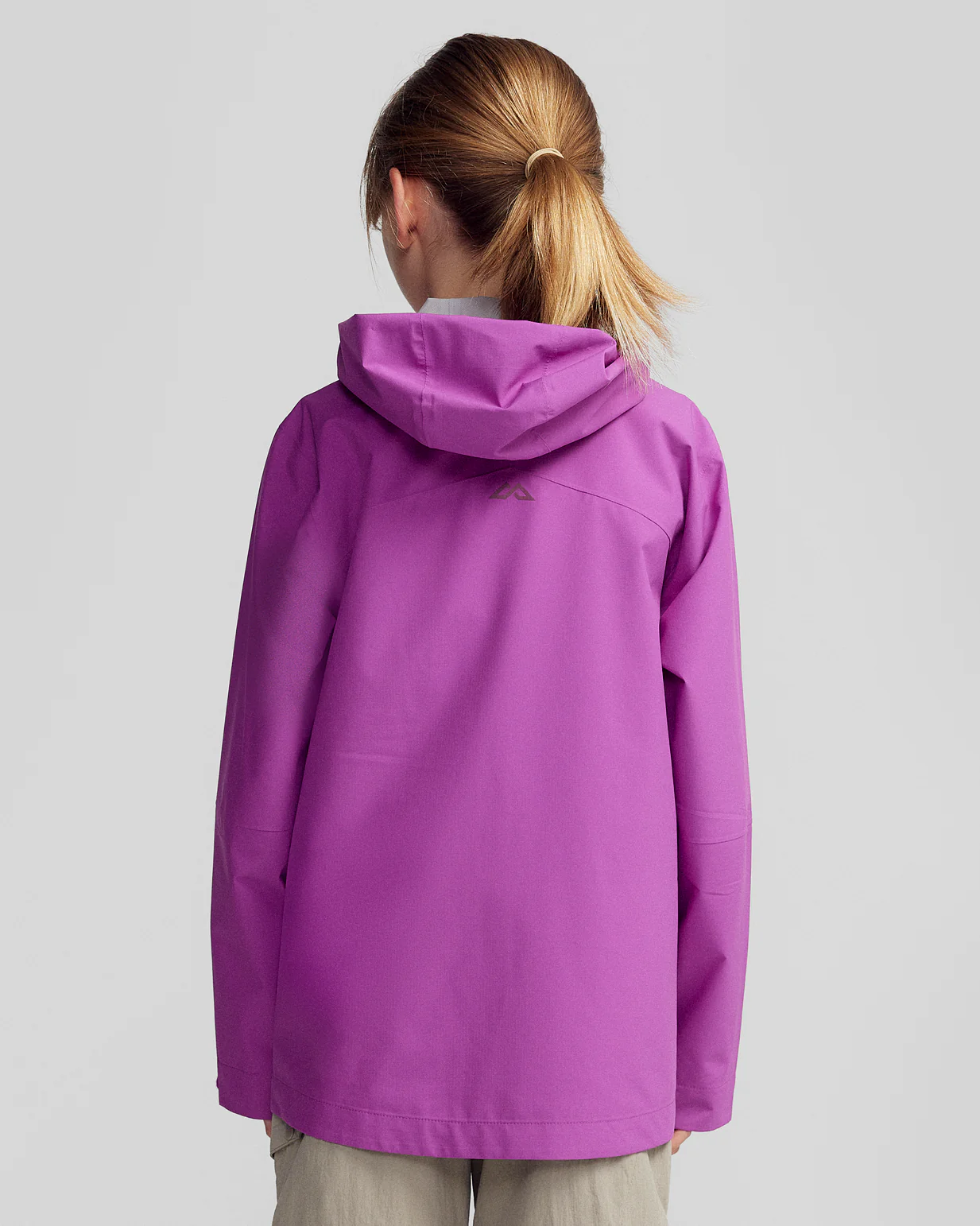 Kids’ Trailhead Stretch 2.5L Rain Jacket - Vivid Purple - Image 4
