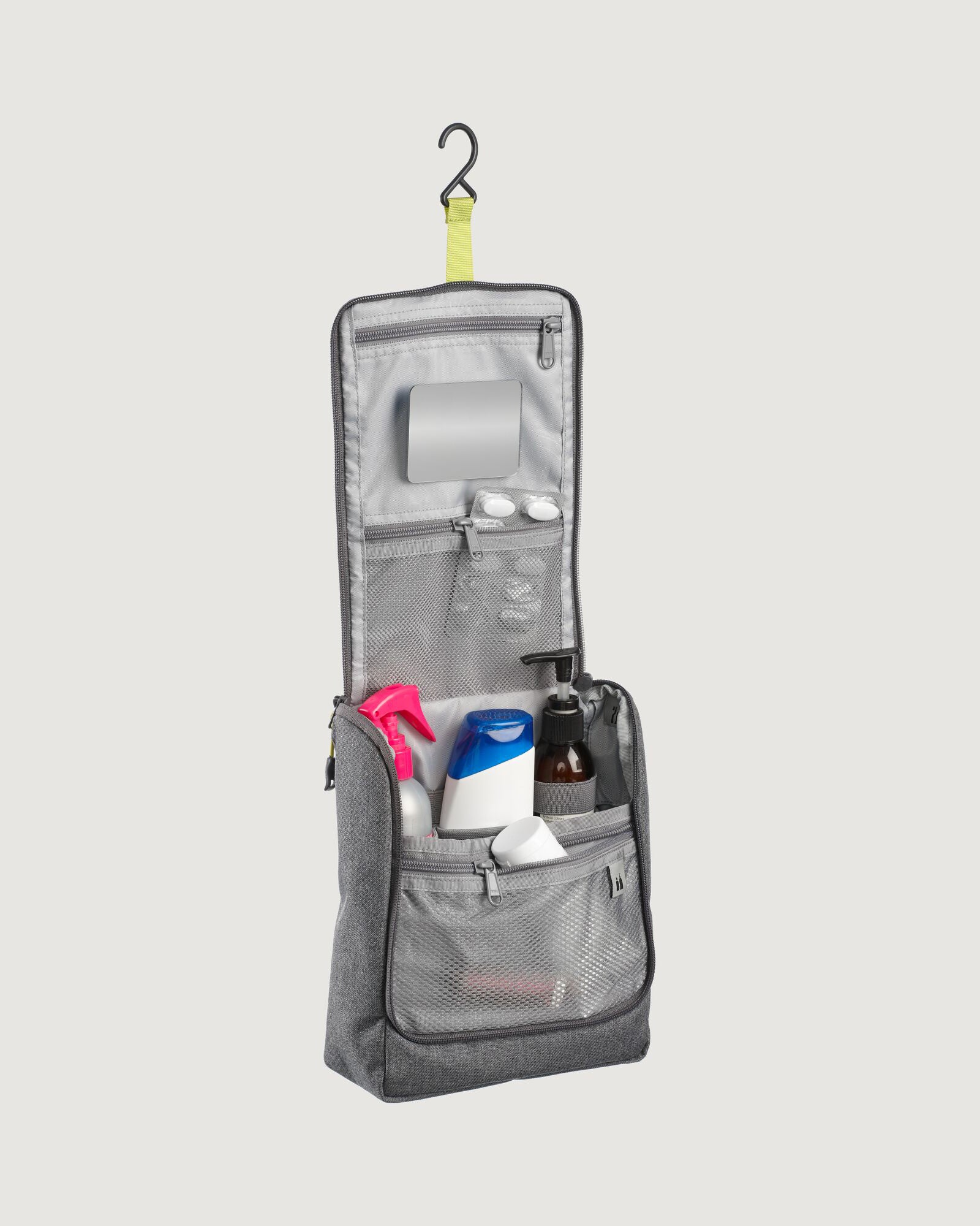 Kit Classic Hanging Toiletry Bag - Mid Grey - Image 2