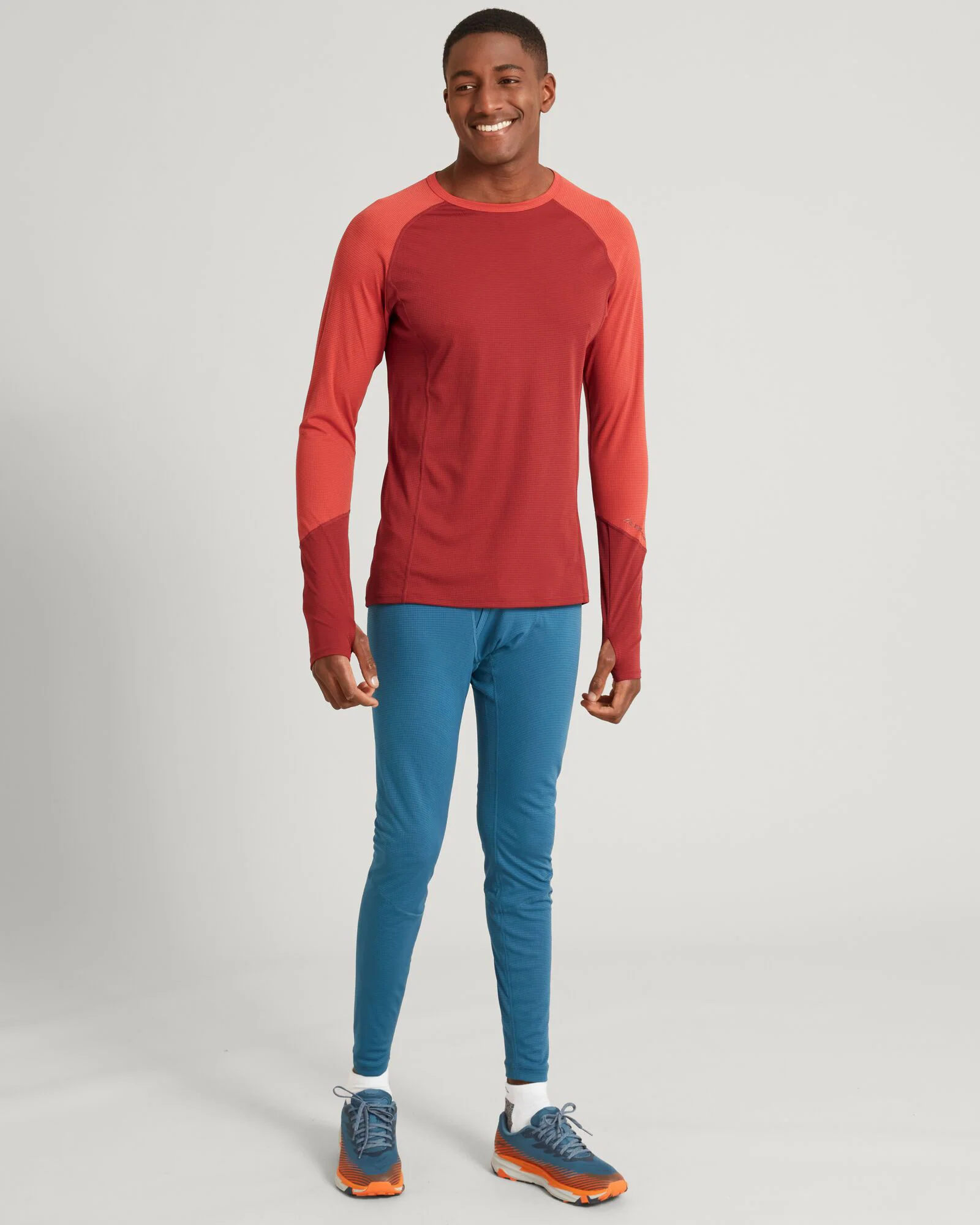 KMDAction Men's Long Johns Pants - Steel Blue - Image 2