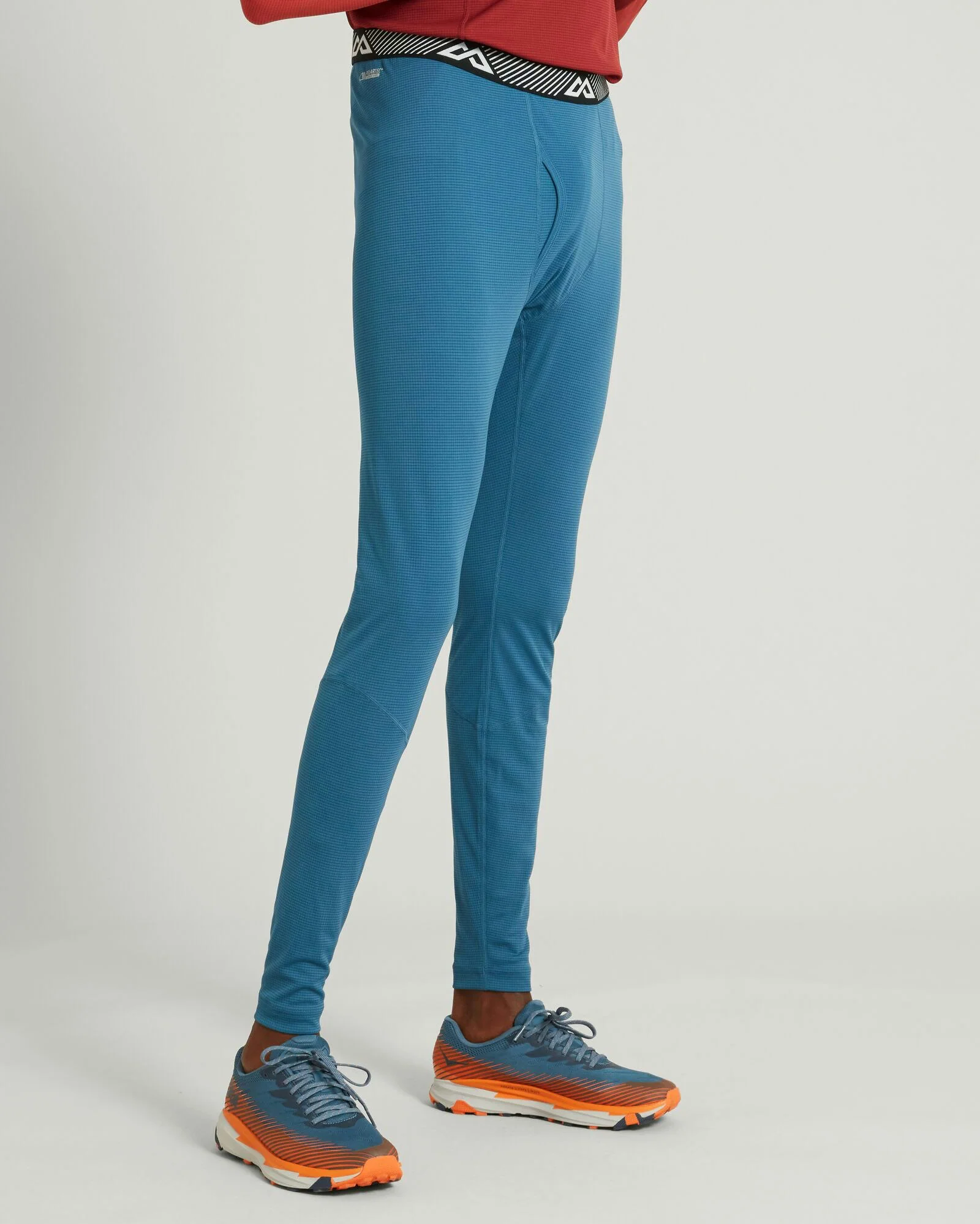 KMDAction Men's Long Johns Pants - Steel Blue - Image 3