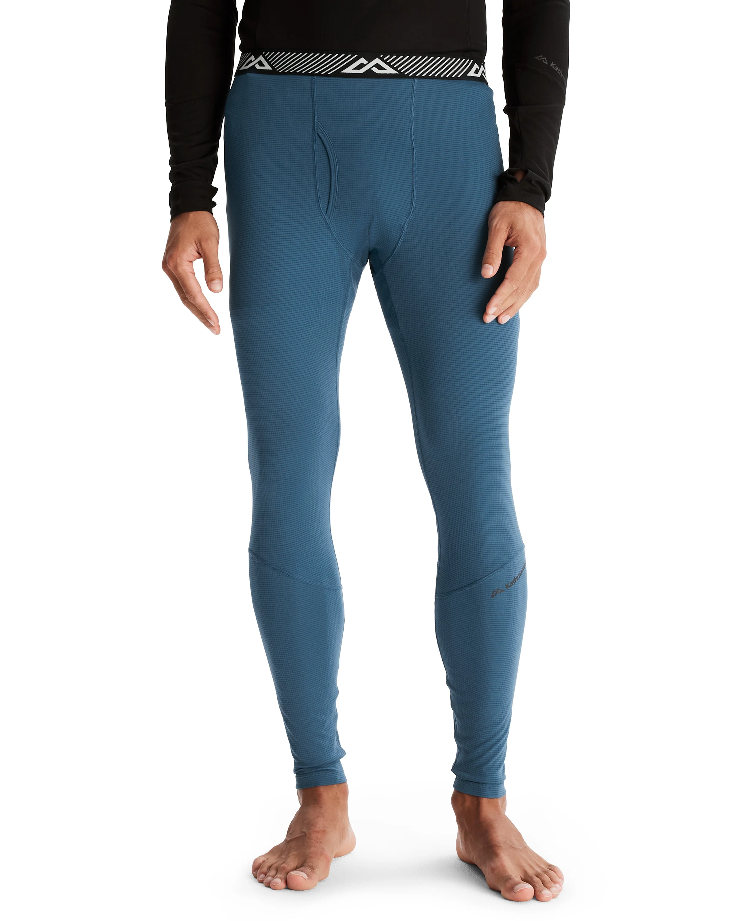 Men's KMDAction Baselayer Long Johns - Steel Blue - Image 2
