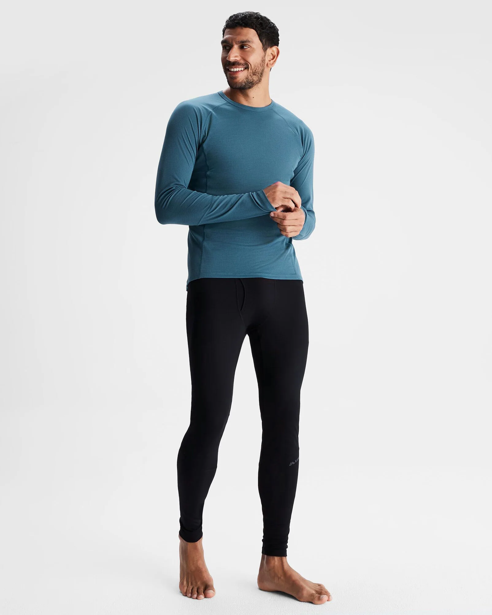Men's KMDAction Baselayer Top  - Steel Blue - Image 2