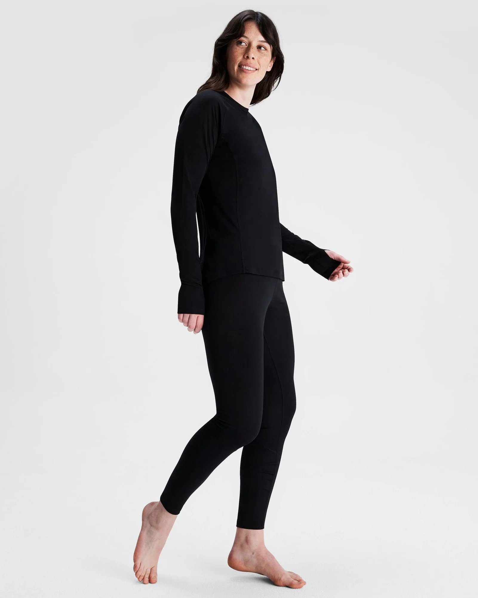 Women's KMDAction Baselayer Top  - Black - Image 2