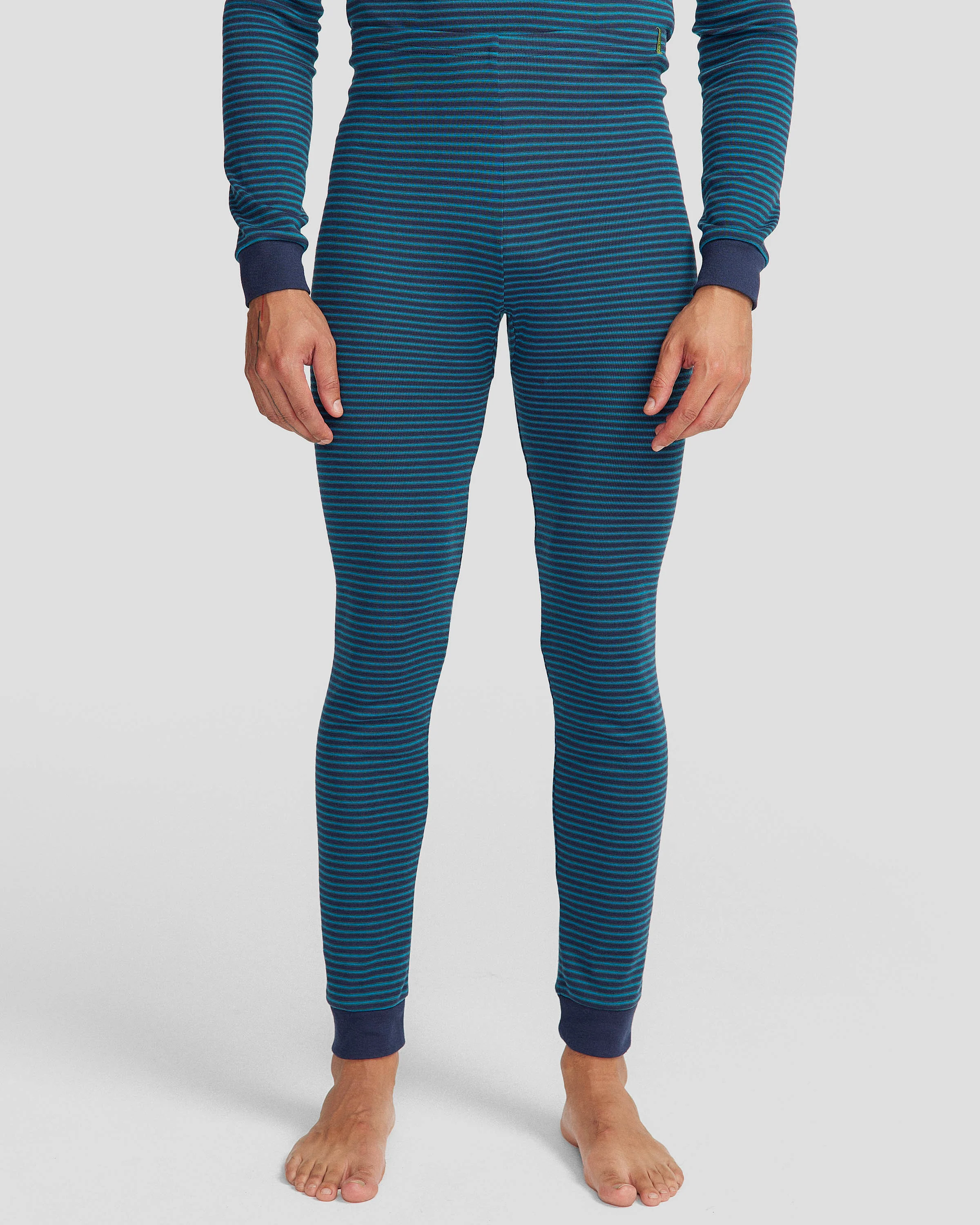 KMDCore Polypro Long John Pants - Dark Eddy/Navy Stripe