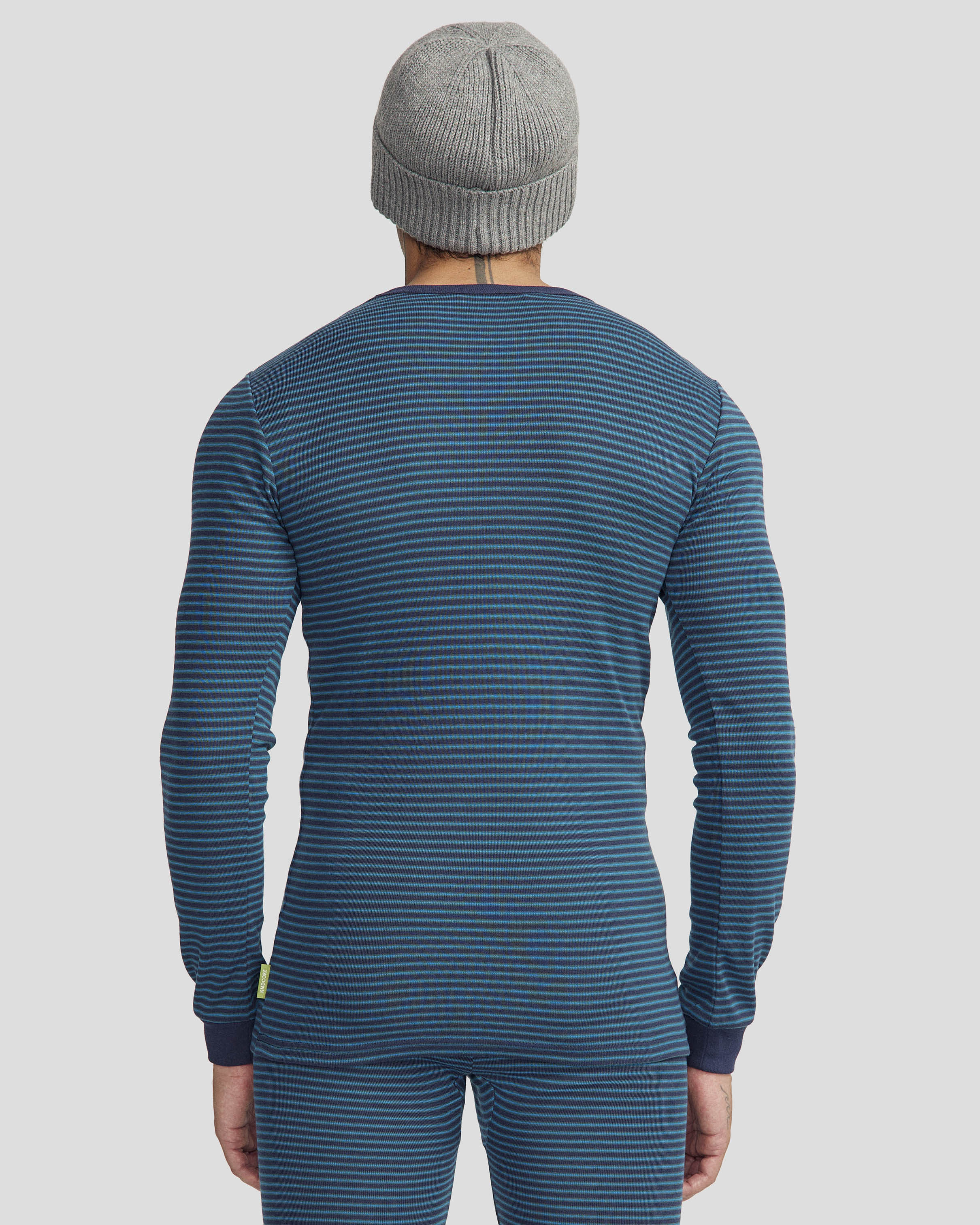 KMDCore Long Sleeve Top - Dark Eddy/Navy Stripe - Image 2