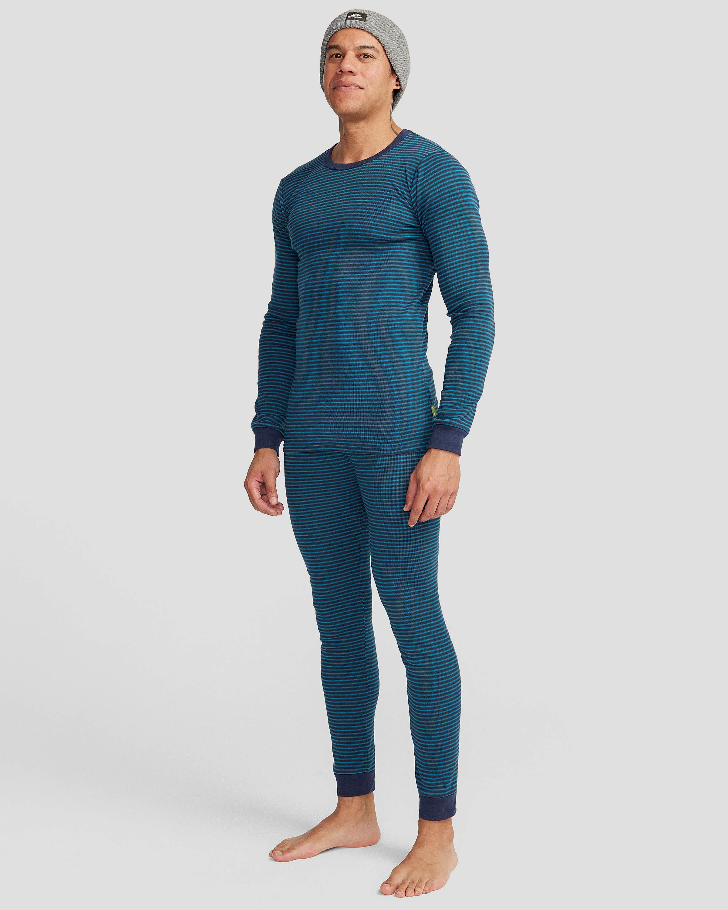KMDCore Long Sleeve Top - Dark Eddy/Navy Stripe - Image 3