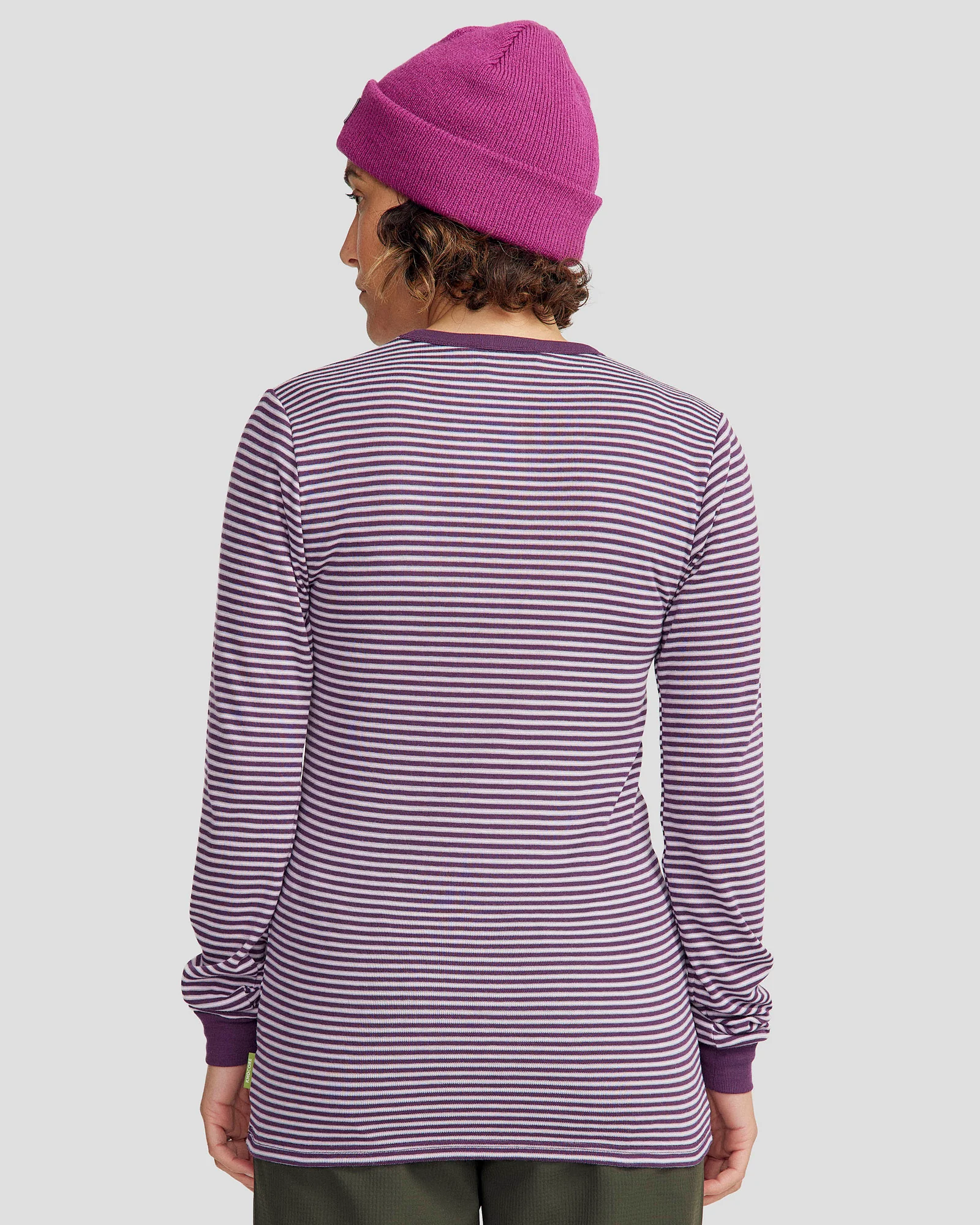 KMDCore Long Sleeve Top - Jam/Haze Stripe - Image 3