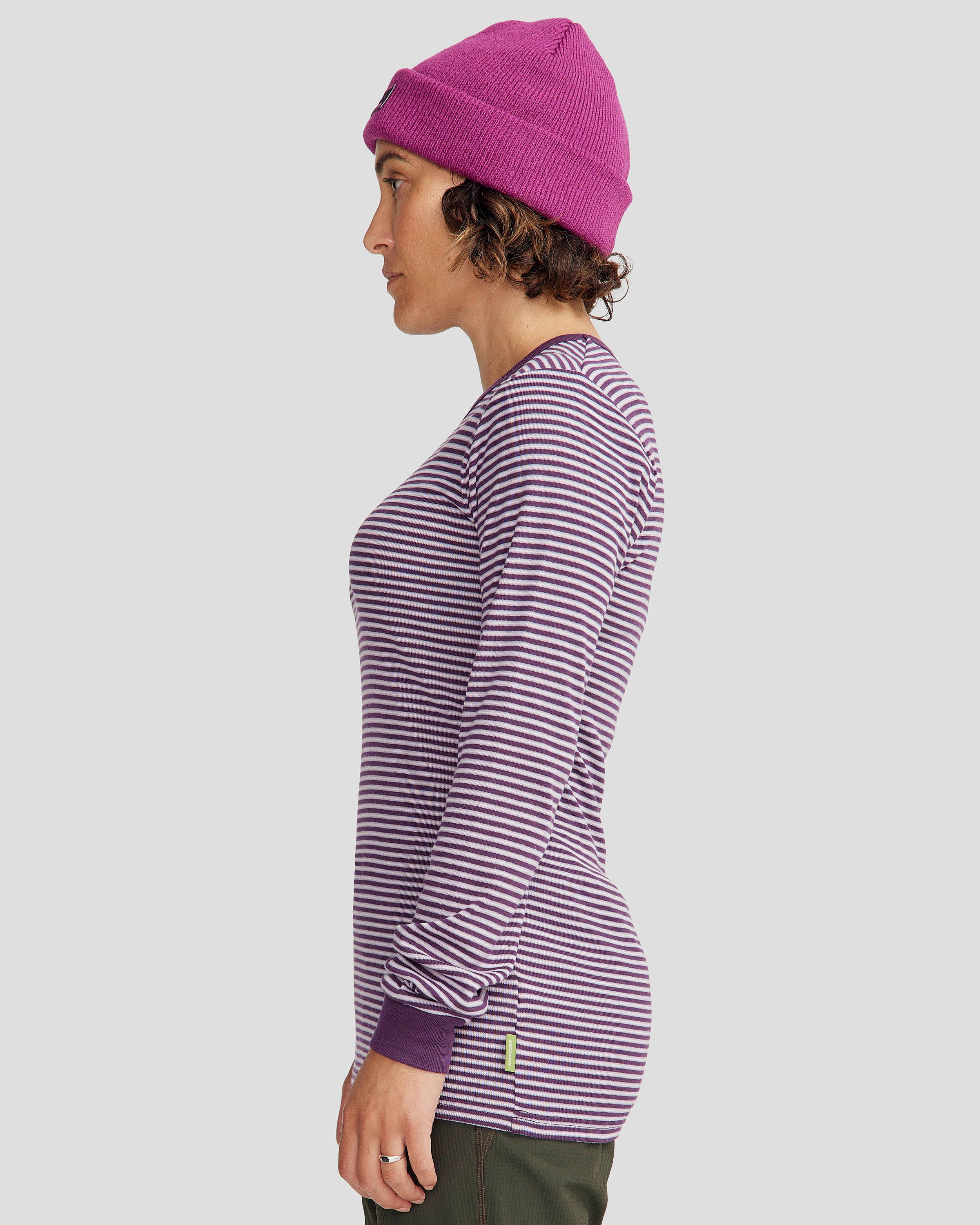 KMDCore Long Sleeve Top - Jam/Haze Stripe - Image 4