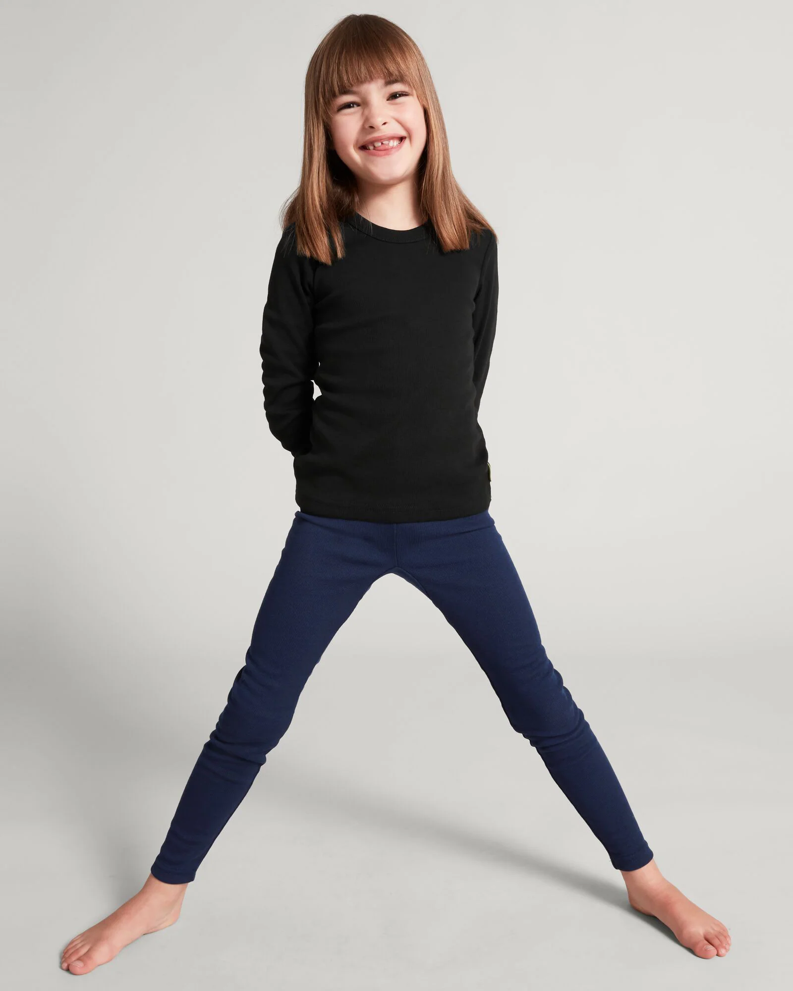 Kids' KMDCore Long Sleeve Top - Black - Image 2
