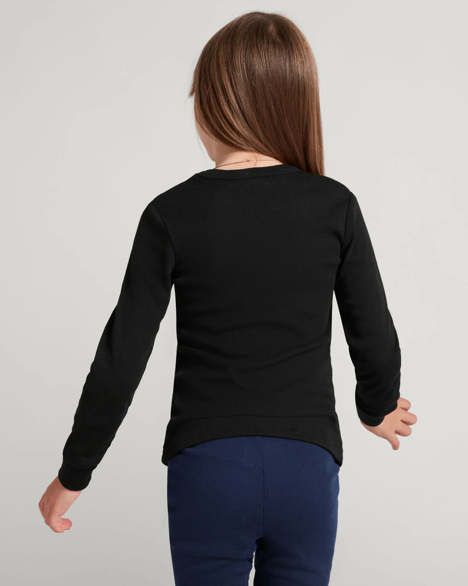 Kids' KMDCore Long Sleeve Top - Black - Image 3