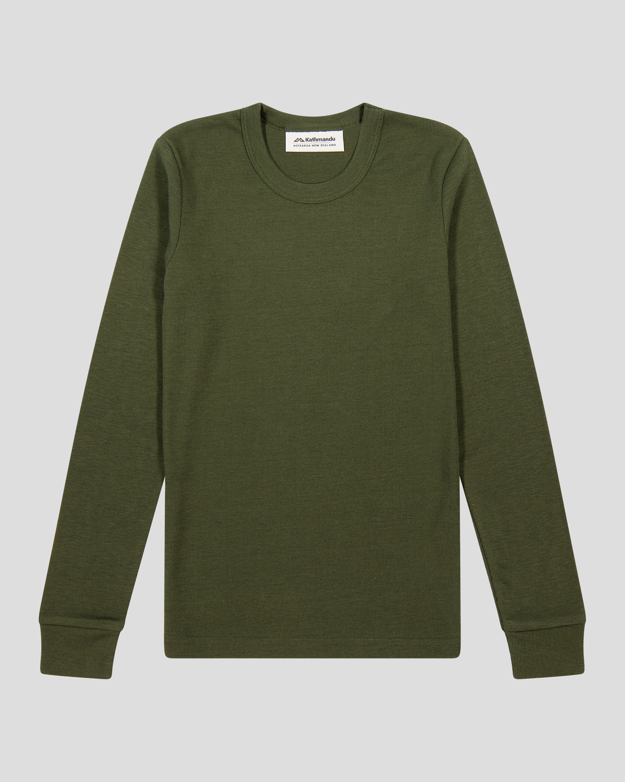 Kids' KMDCore Long Sleeve Top - Light Moss - Image 3