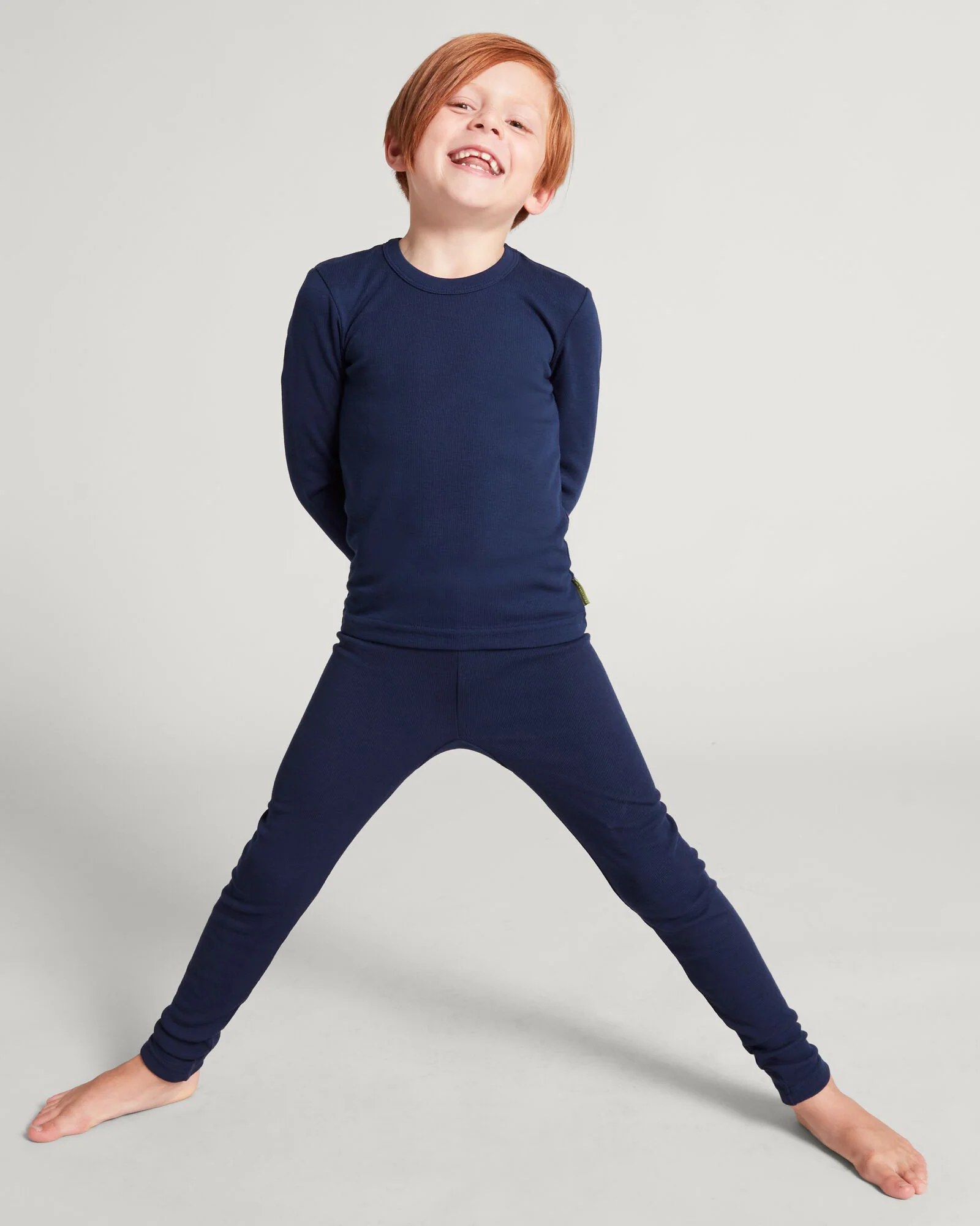 Kids' KMDCore Long Sleeve Top - Navy - Image 2