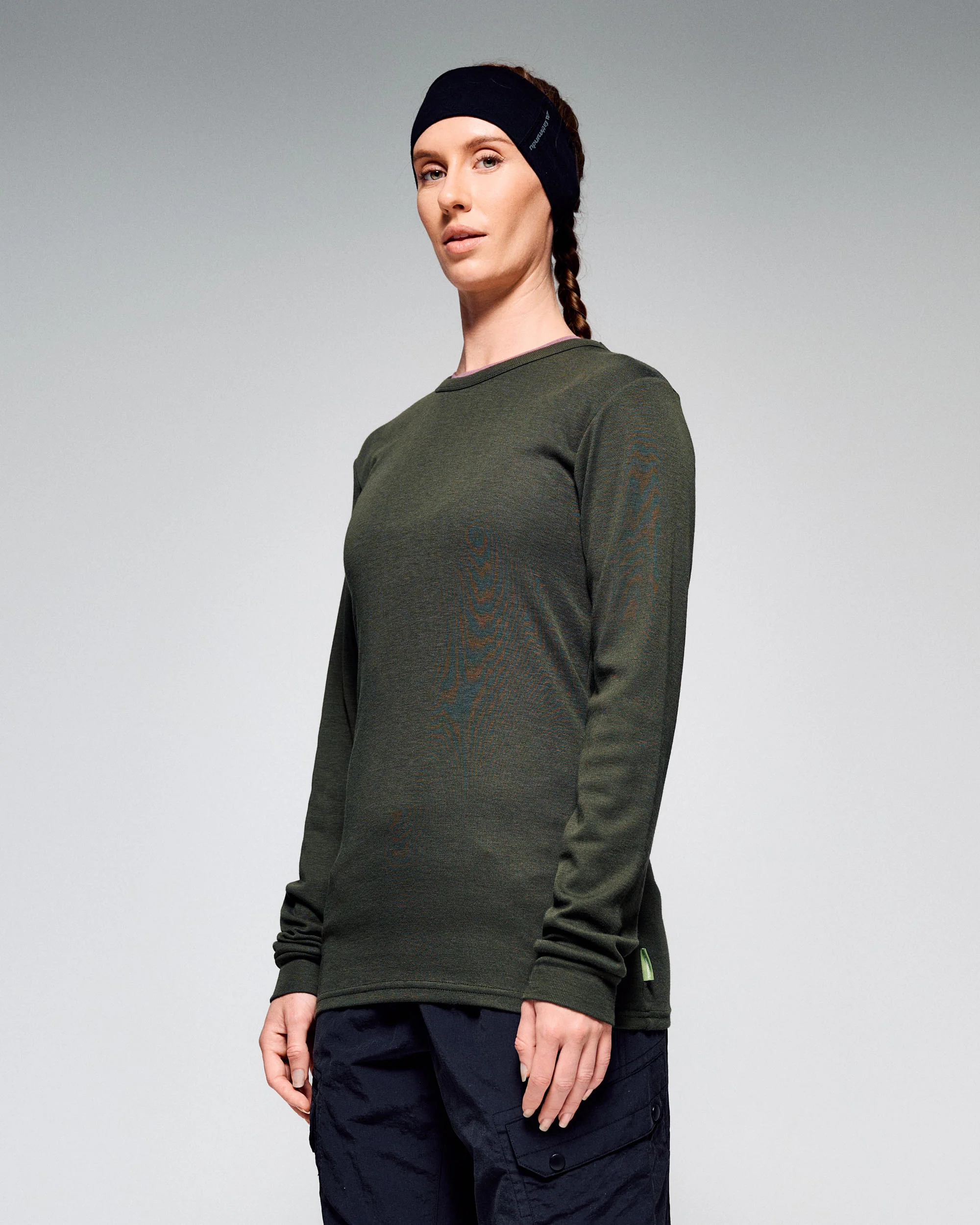 KMDCore Long Sleeve Top - Light Moss - Image 2