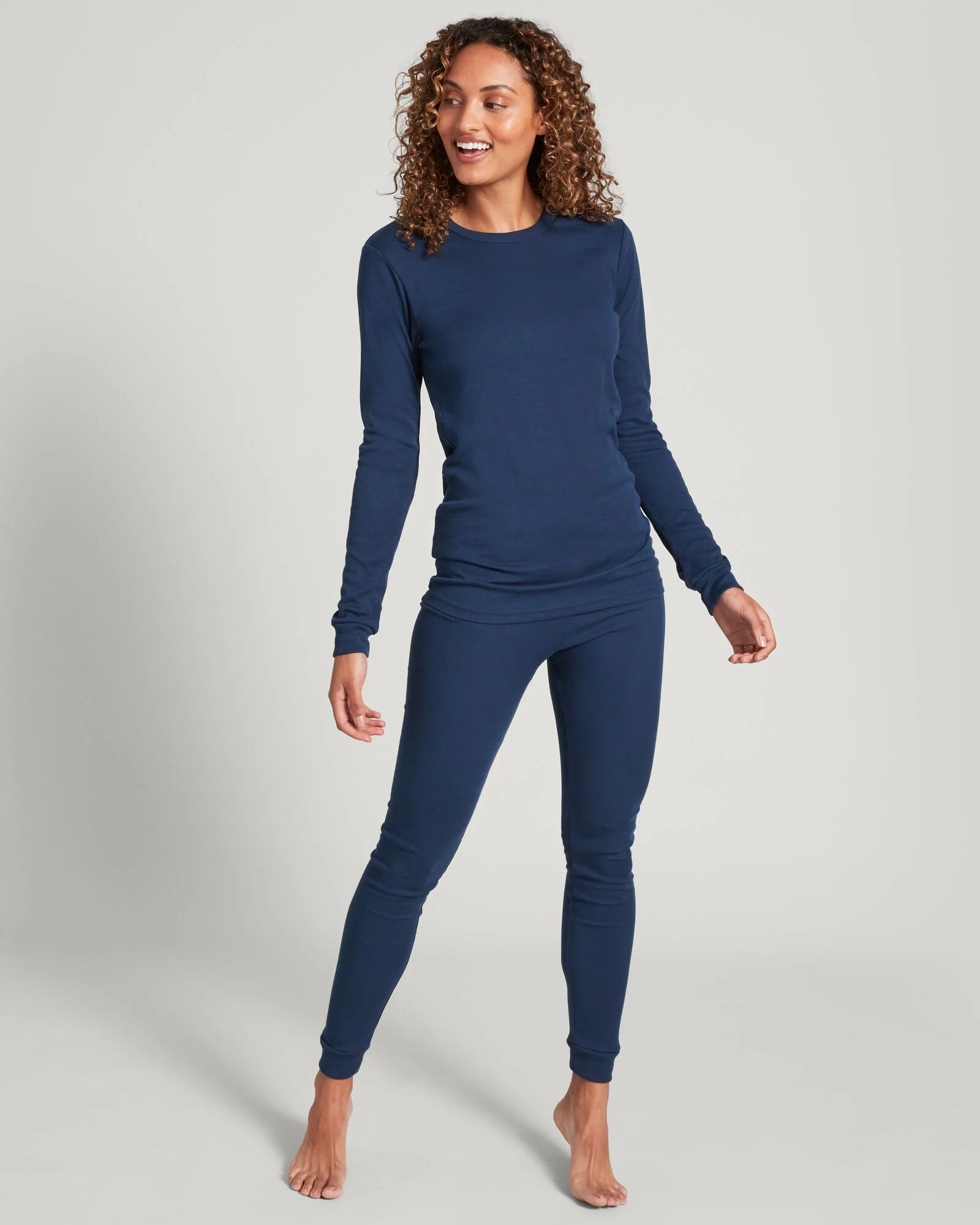 KMDCore Long Sleeve Top - Navy - Image 3