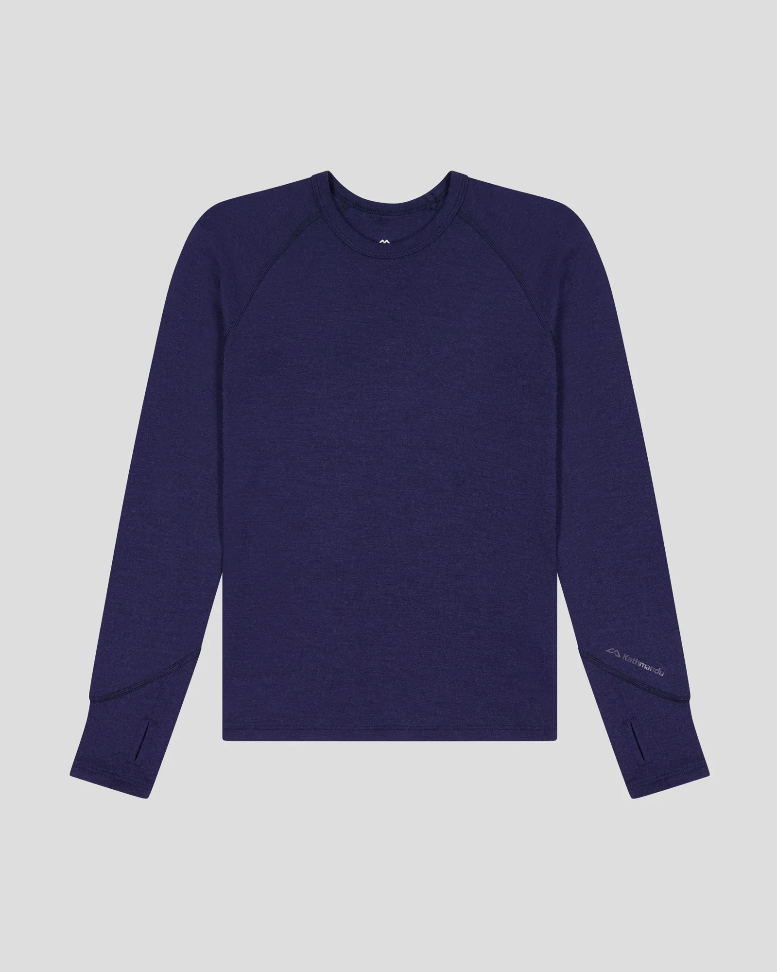 Kids' KMDMerino Baselayer Long Sleeve Top - Pure Navy - Image 4