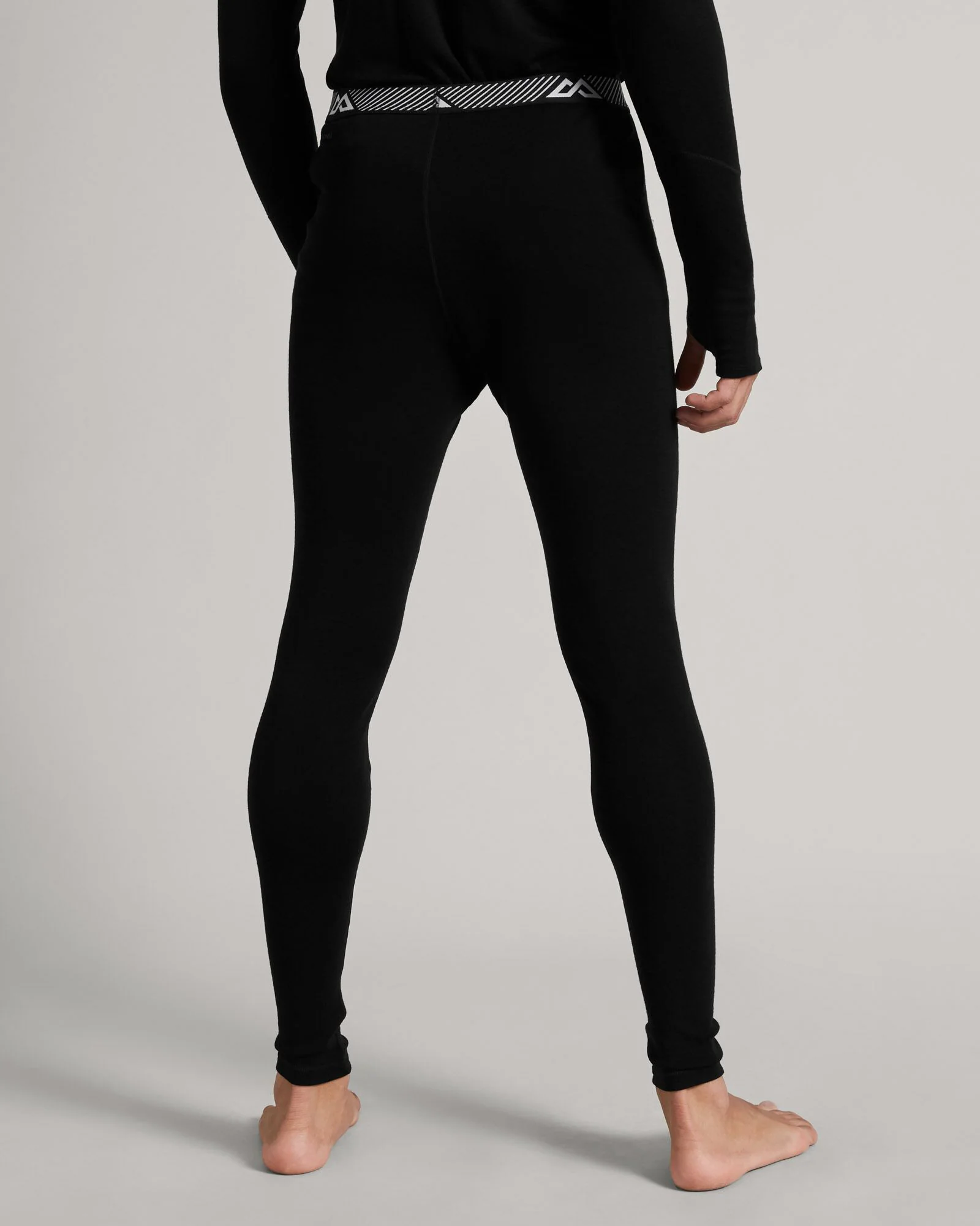 Men's KMDMerino Baselayer Long John Pants - Black - Image 5