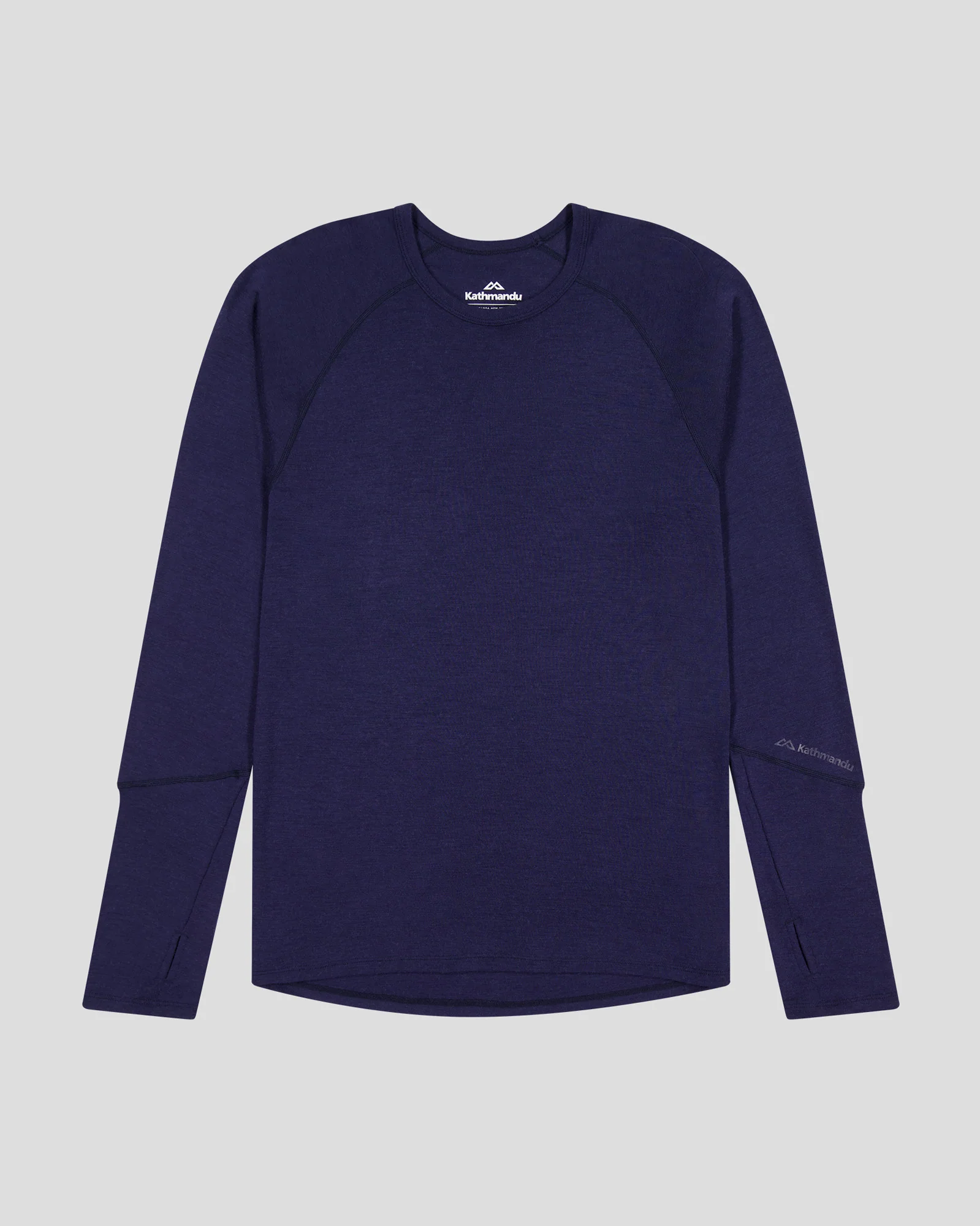 Men's KMDMerino Baselayer Long Sleeve Top - Pure Navy - Image 5
