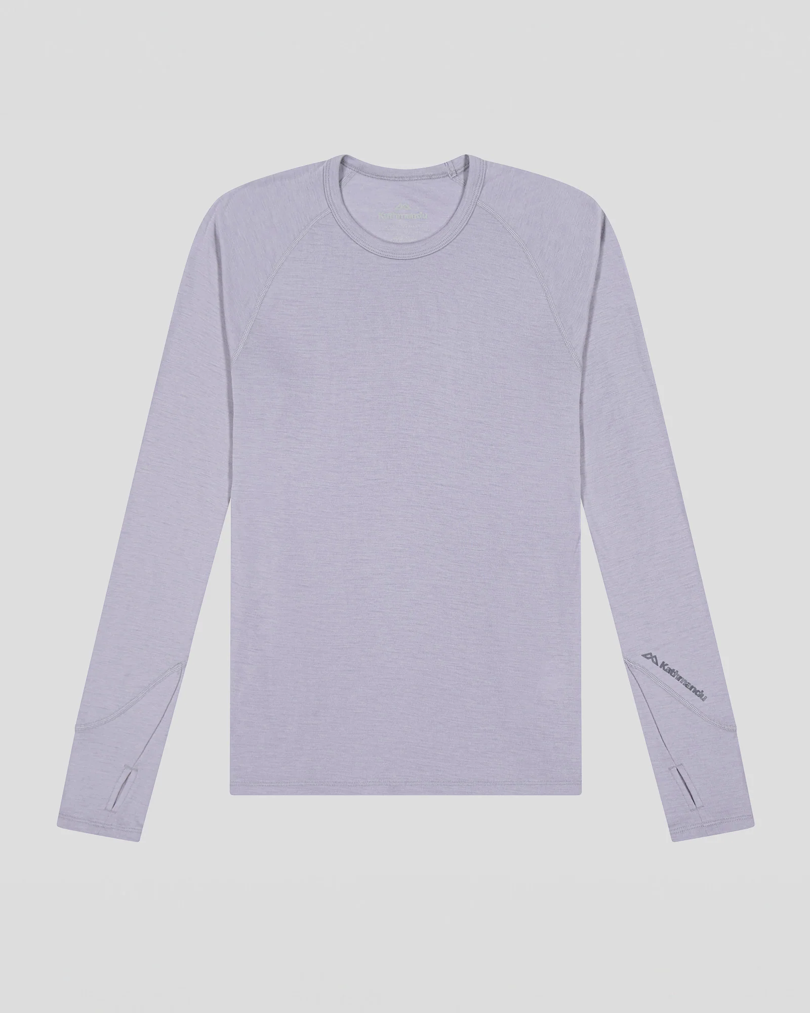 Women's KMDMerino Baselayer Long Sleeve Top - Light Haze - Image 5