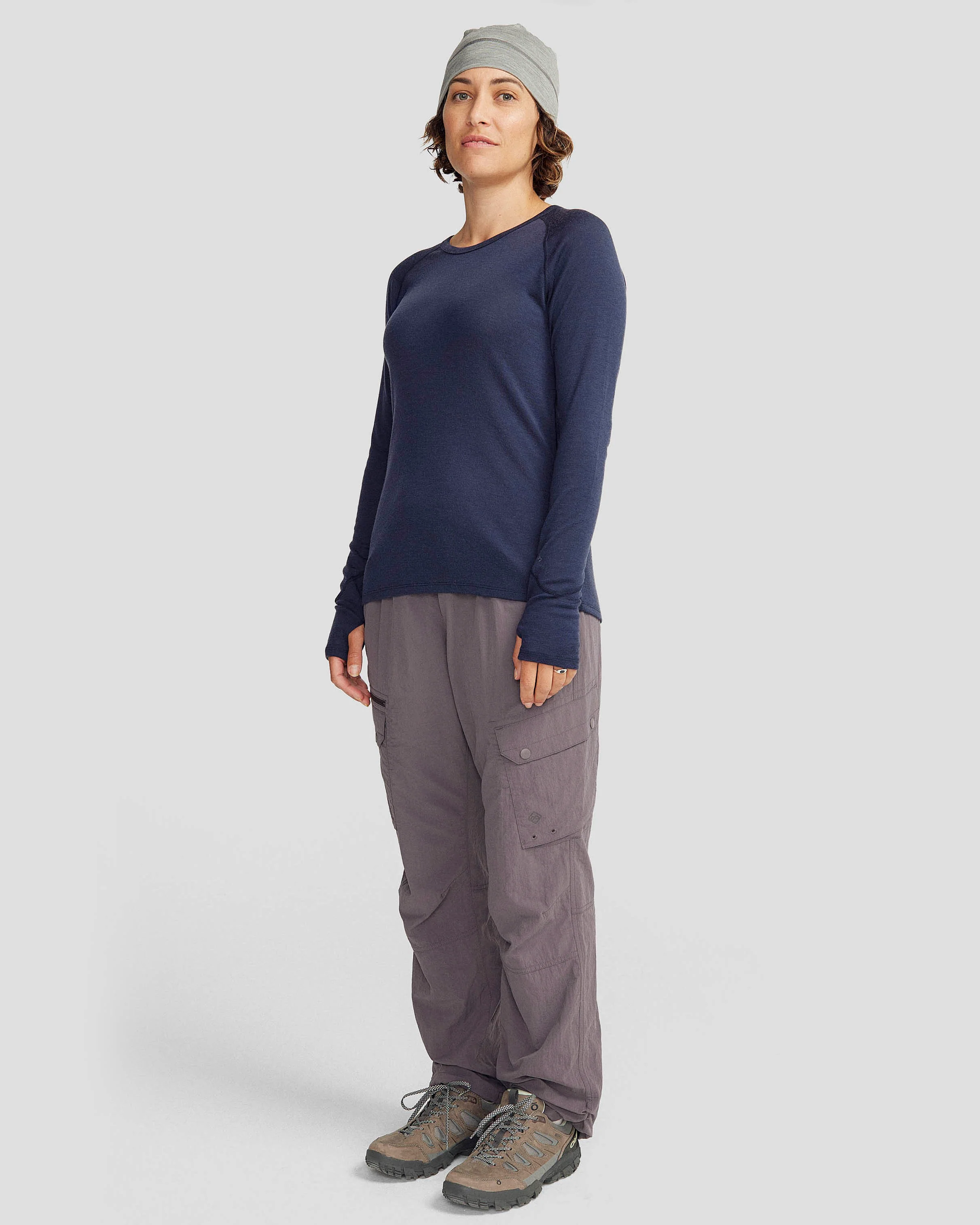Women's KMDMerino Baselayer Long Sleeve Top - Pure Navy - Image 2
