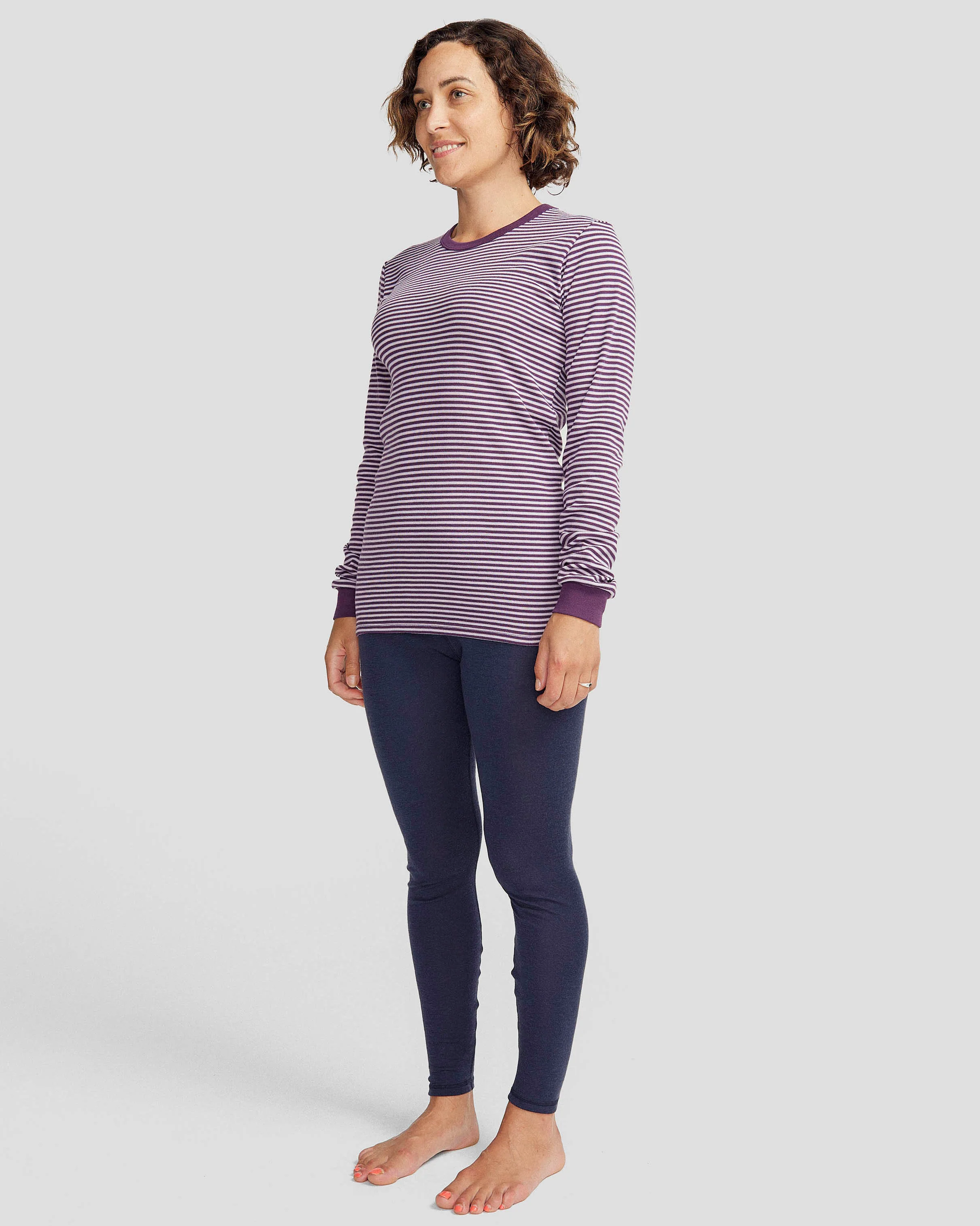 Women's KMDMerino Baselayer Leggings - Pure Navy - Image 3