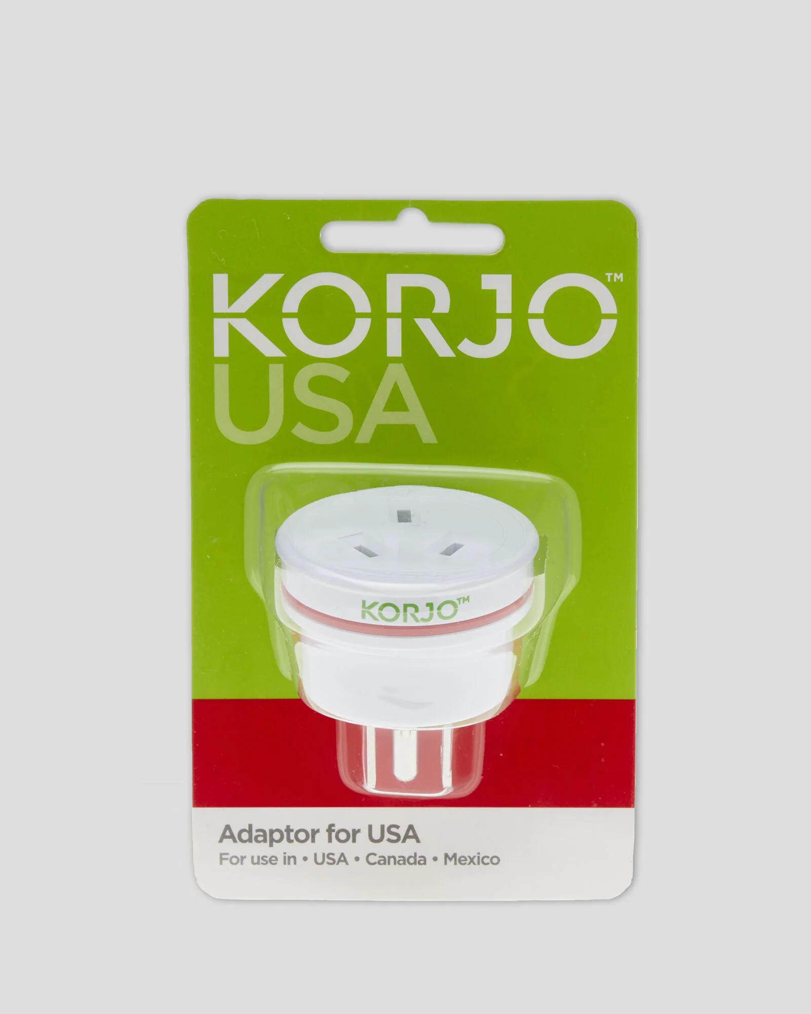 Korjo Travel Adaptor Plug USA - White - Image 2