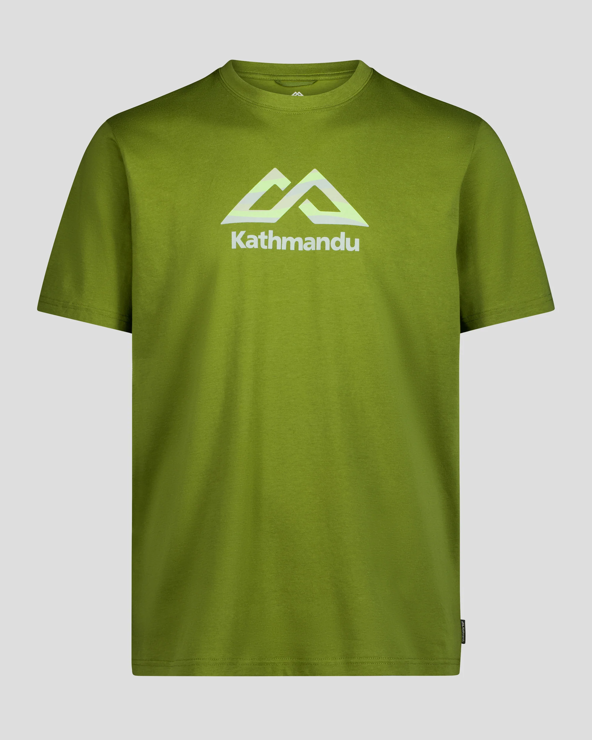 Men's Logo Fill Organic Cotton Tee - Dark Fern - Image 3