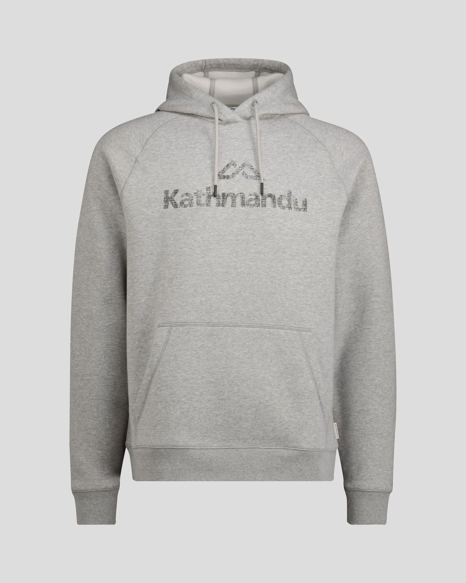 Men's Kathmandu Logo Hoodie - Light Grey Marle - Image 5